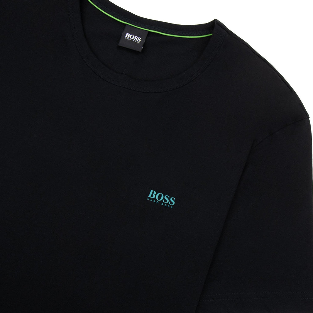 Hugo Boss Regular-fit T-shirt With Contrast Logo Black 011