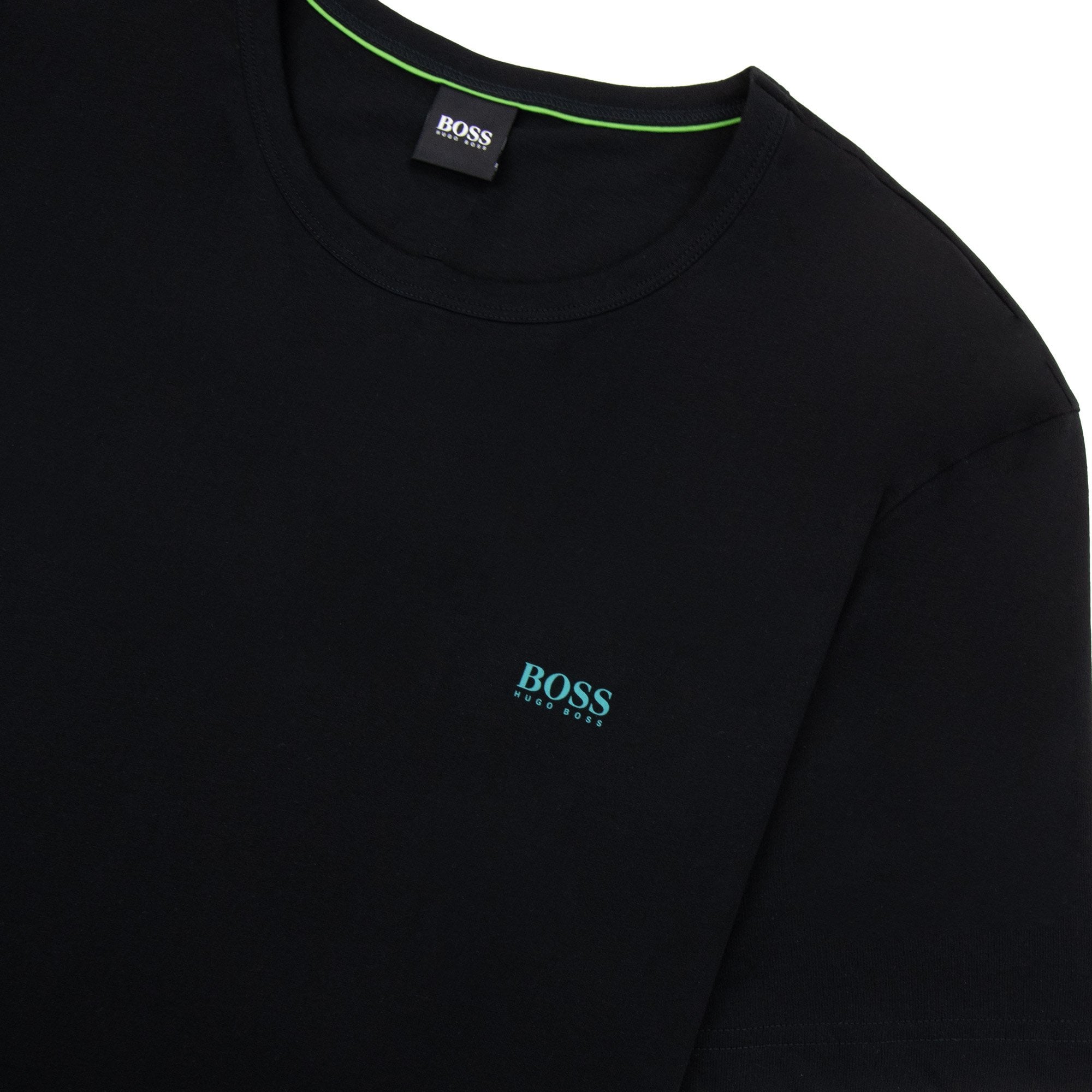 Hugo Boss Regular-fit T-shirt With Contrast Logo Black 011