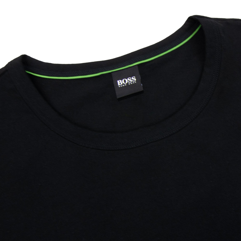 Hugo Boss Regular-fit T-shirt With Contrast Logo Black 011