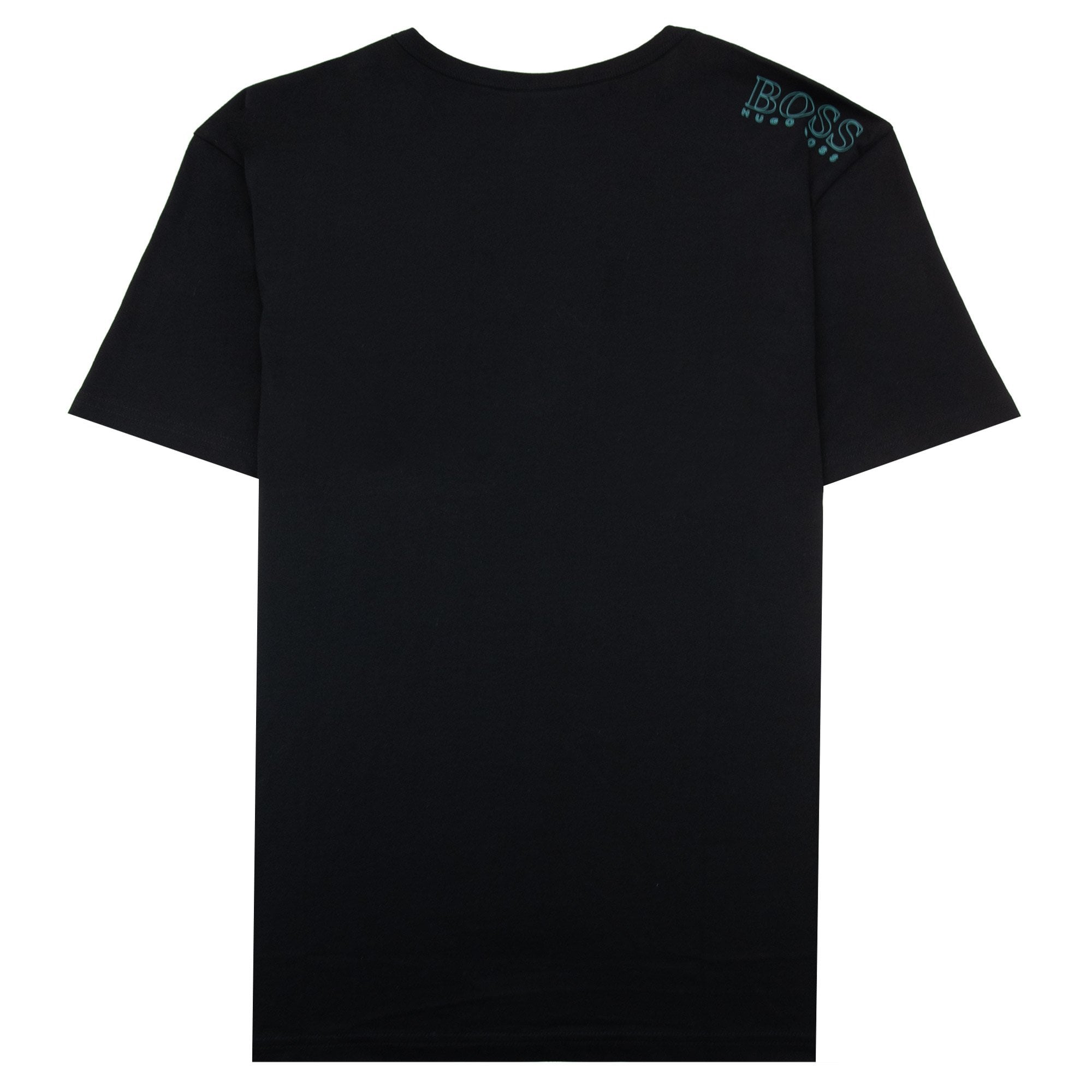 Hugo Boss Regular-fit T-shirt With Contrast Logo Black 011