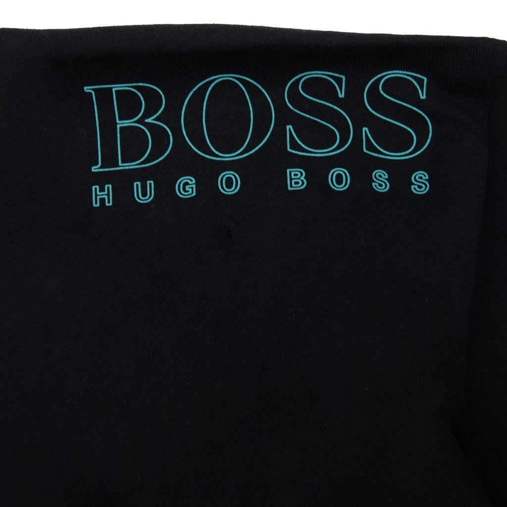 Hugo Boss Regular-fit T-shirt With Contrast Logo Black 011