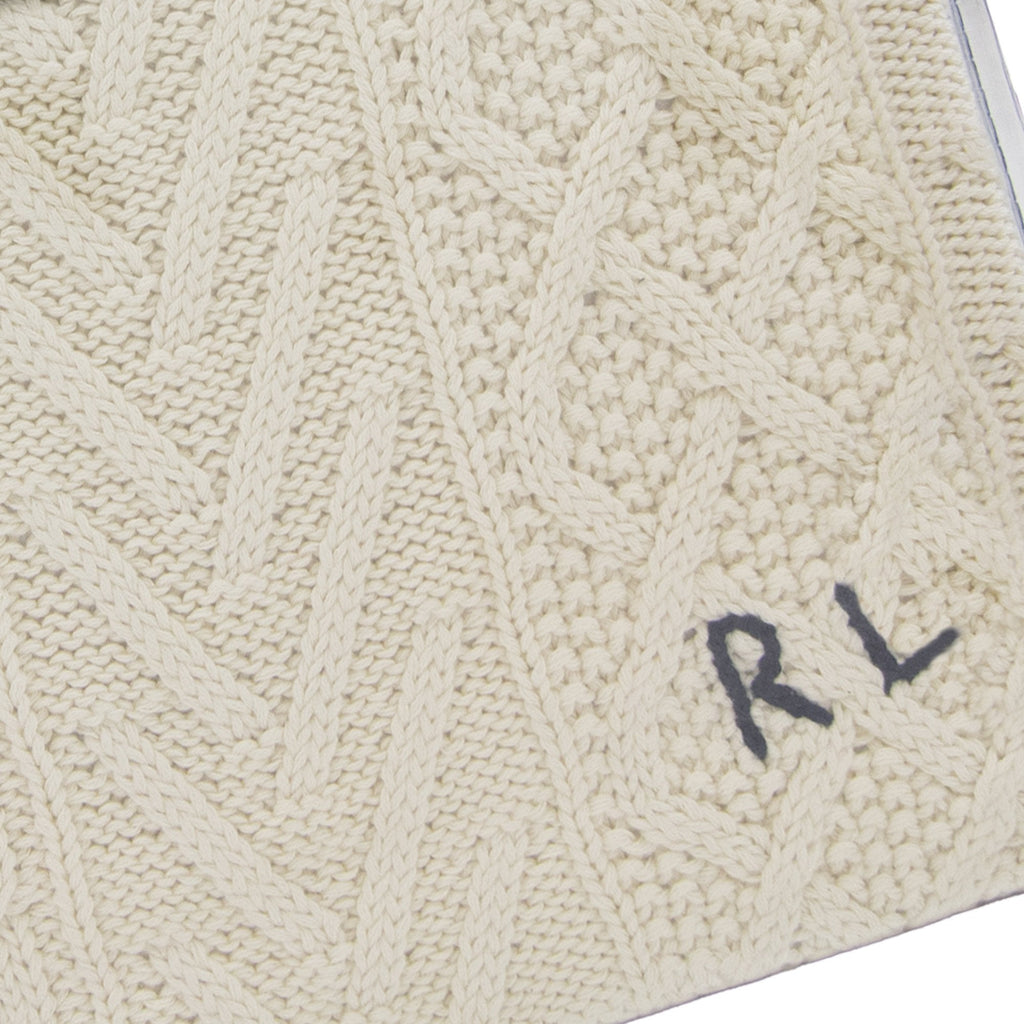 Polo Ralph Lauren Highland Knit Throw Cream