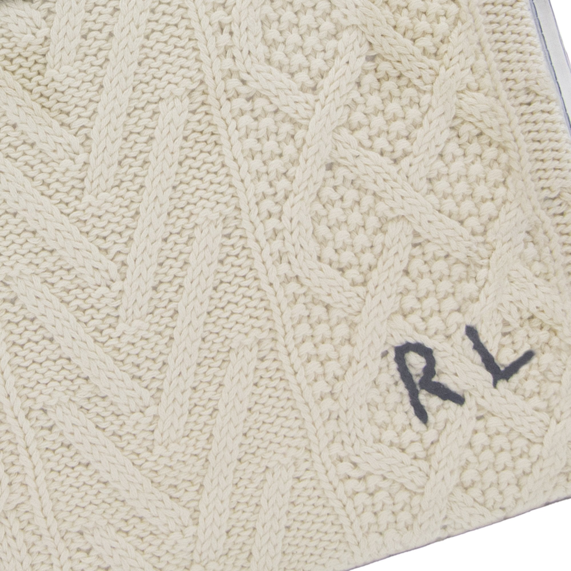 Polo Ralph Lauren Highland Knit Throw Cream
