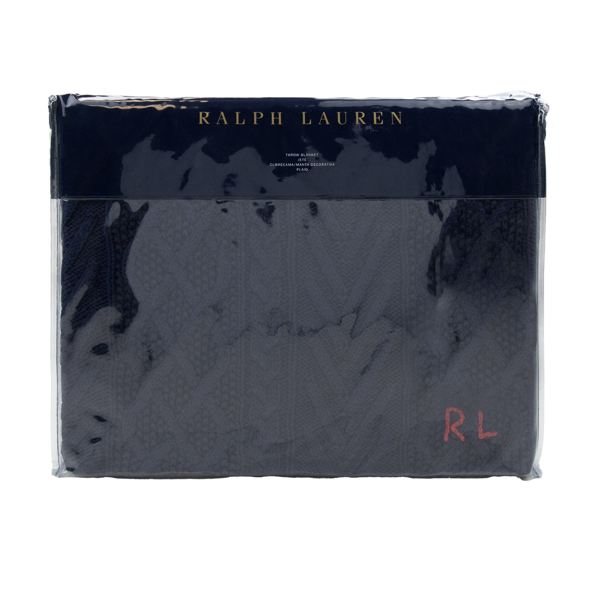 Polo Ralph Lauren Highland Knit Throw Navy