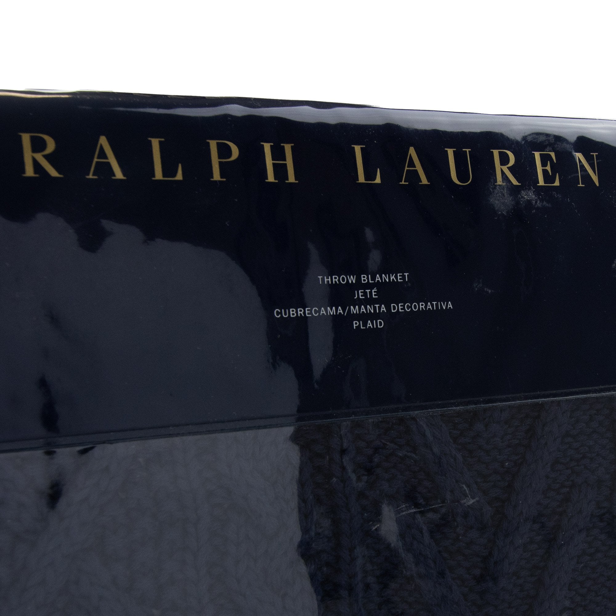 Polo Ralph Lauren Highland Knit Throw Navy