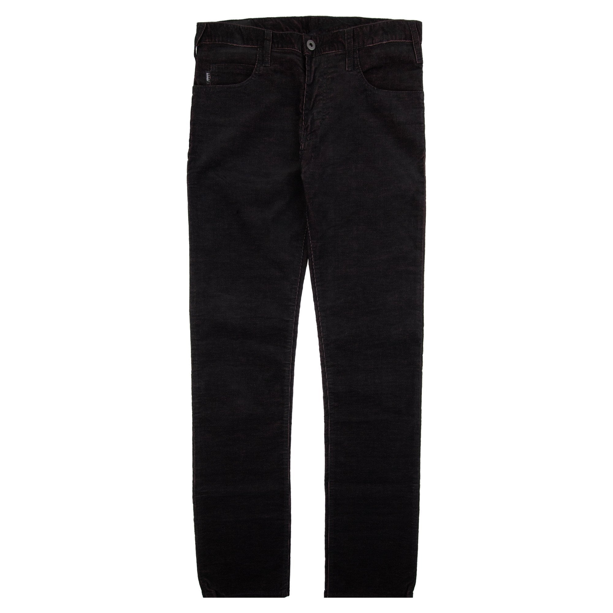 Armani Jeans J45 Velvet Slim Fit Jeans Nero 0205
