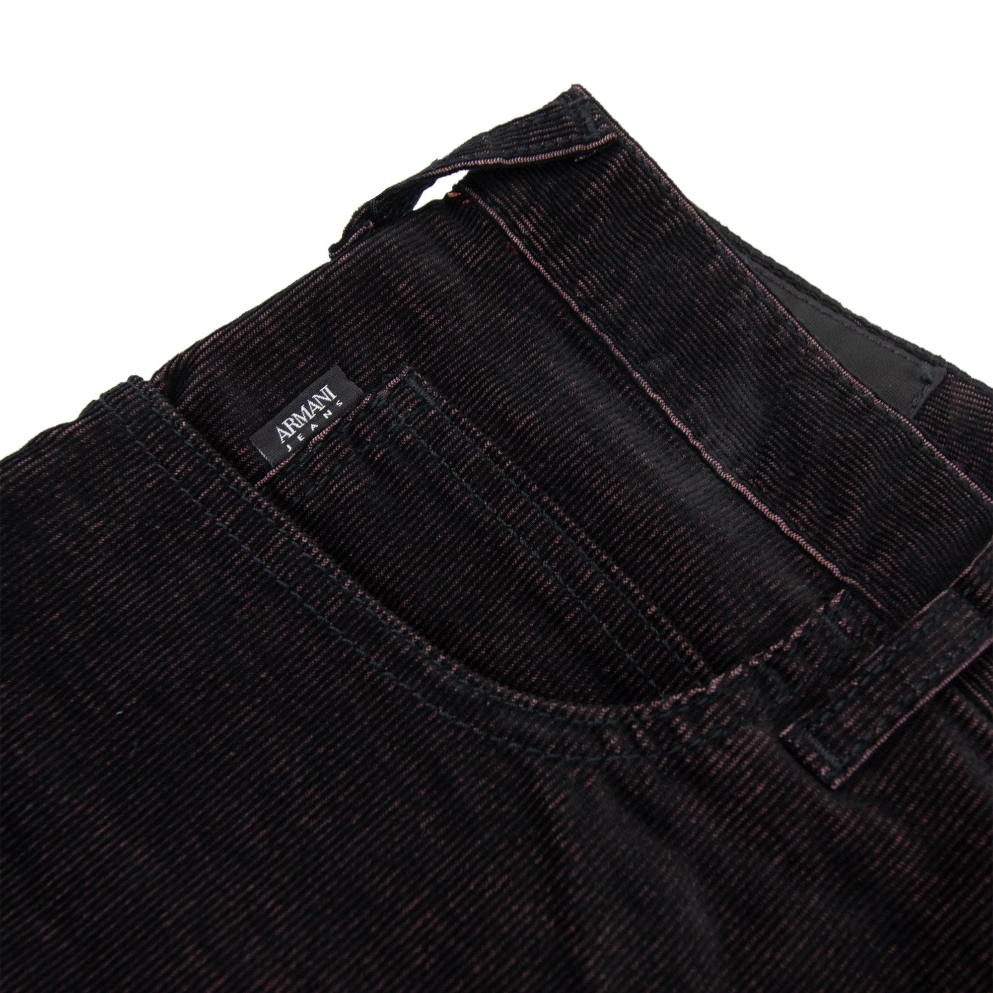 Armani Jeans J45 Velvet Slim Fit Jeans Nero 0205