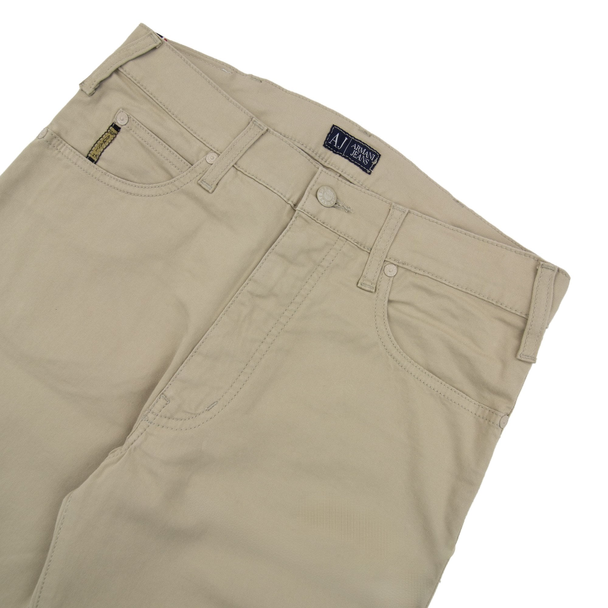 Armani Jeans J31 Classic Straight Leg Jeans Sughero
