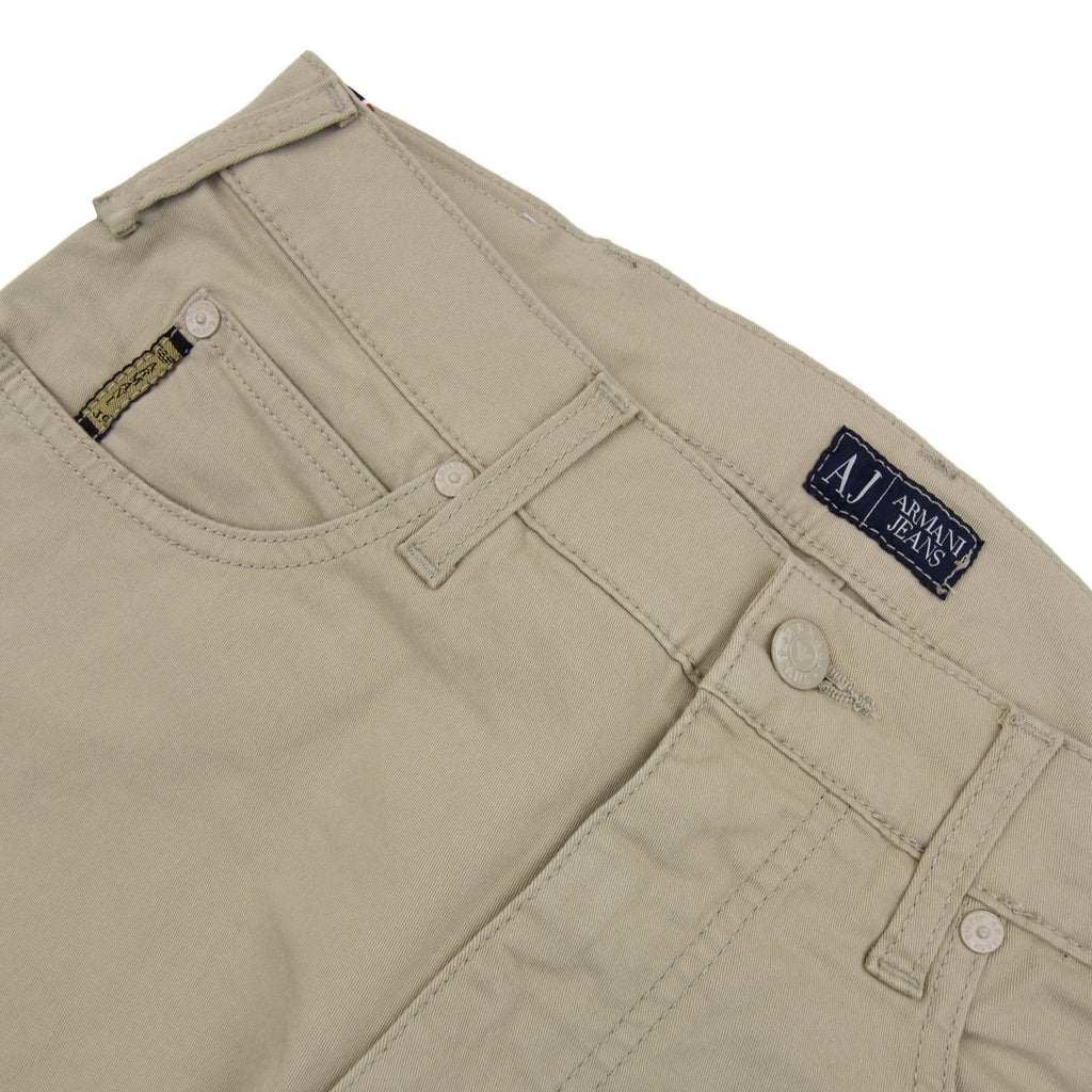 Armani Jeans J31 Classic Straight Leg Jeans Sughero