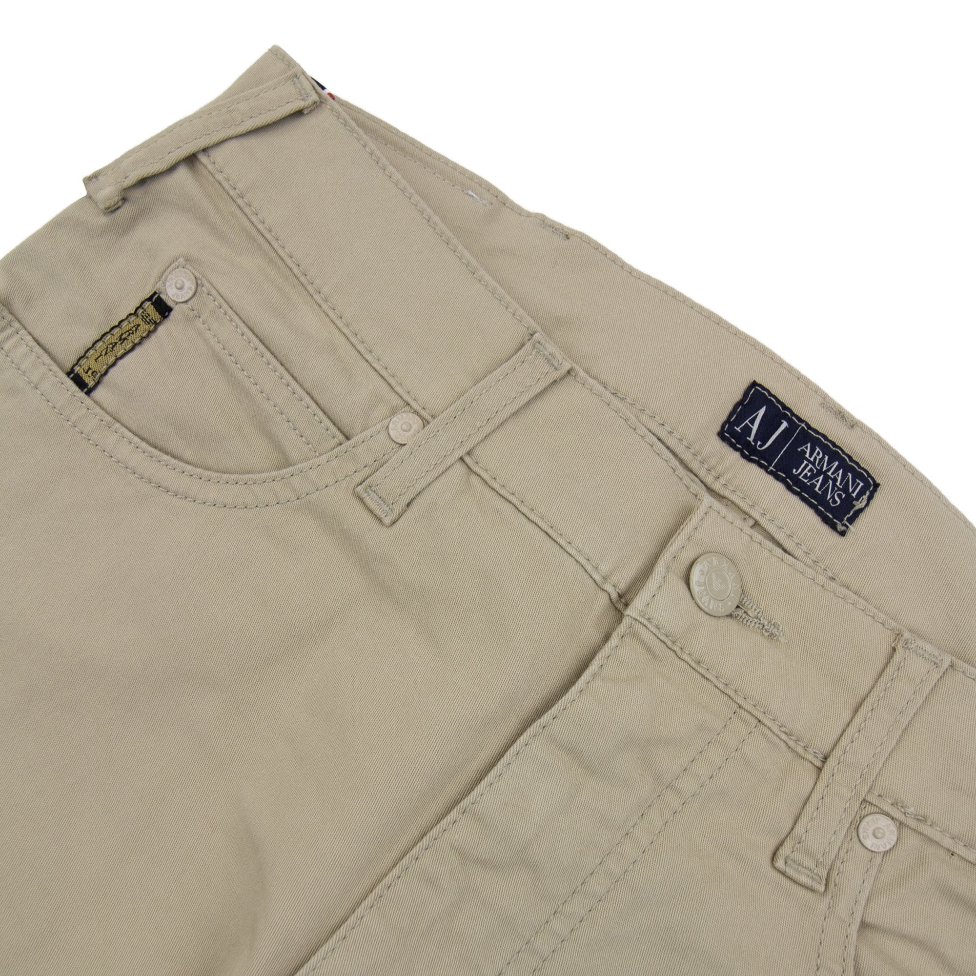 Armani Jeans J31 Classic Straight Leg Jeans Sughero