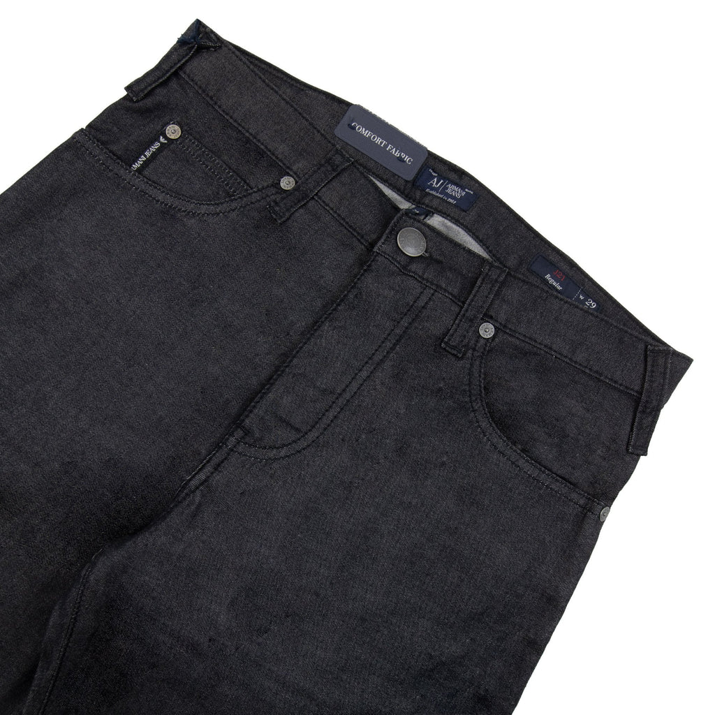 Armani Jeans J21 Comfort Fabric Regular Fit Jeans Nero