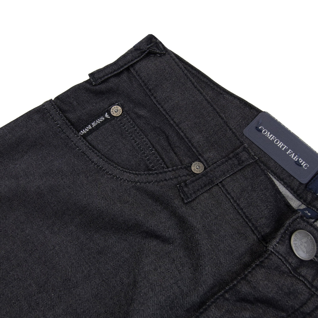 Armani Jeans J21 Comfort Fabric Regular Fit Jeans Nero