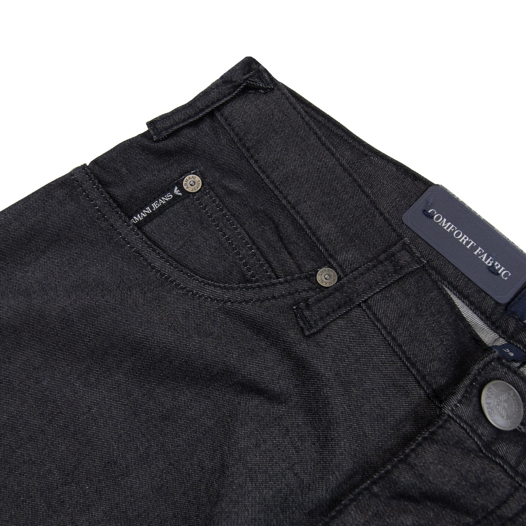 Armani Jeans J21 Comfort Fabric Regular Fit Jeans Nero