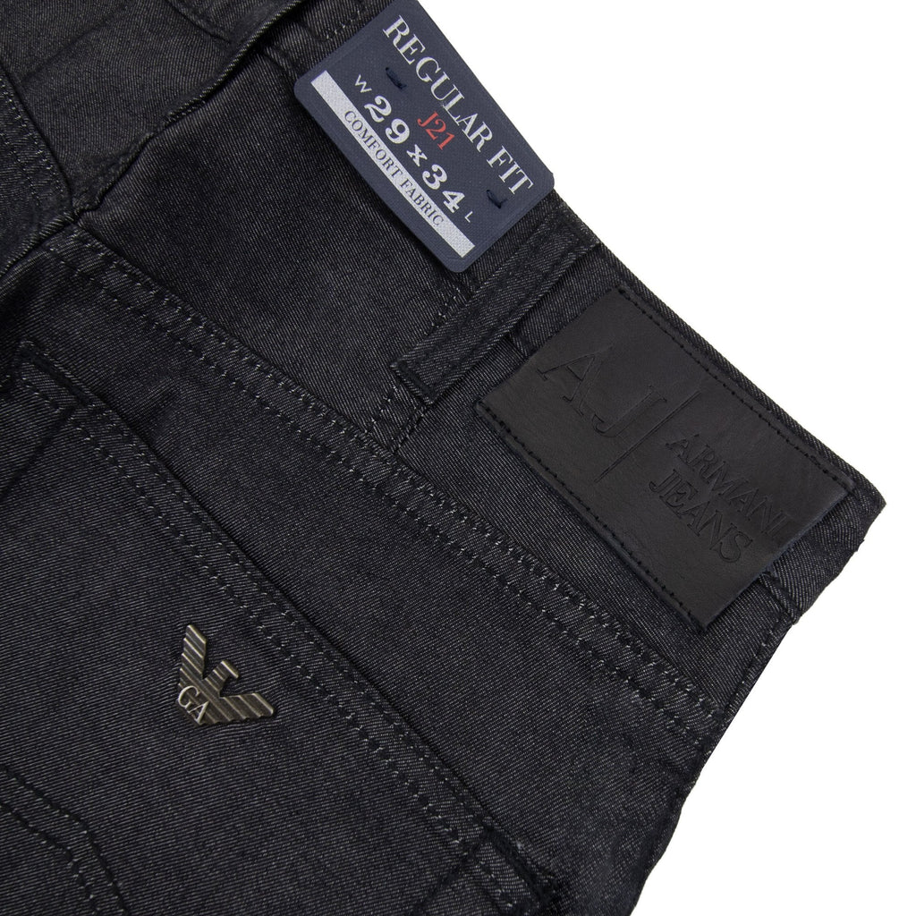 Armani Jeans J21 Comfort Fabric Regular Fit Jeans Nero