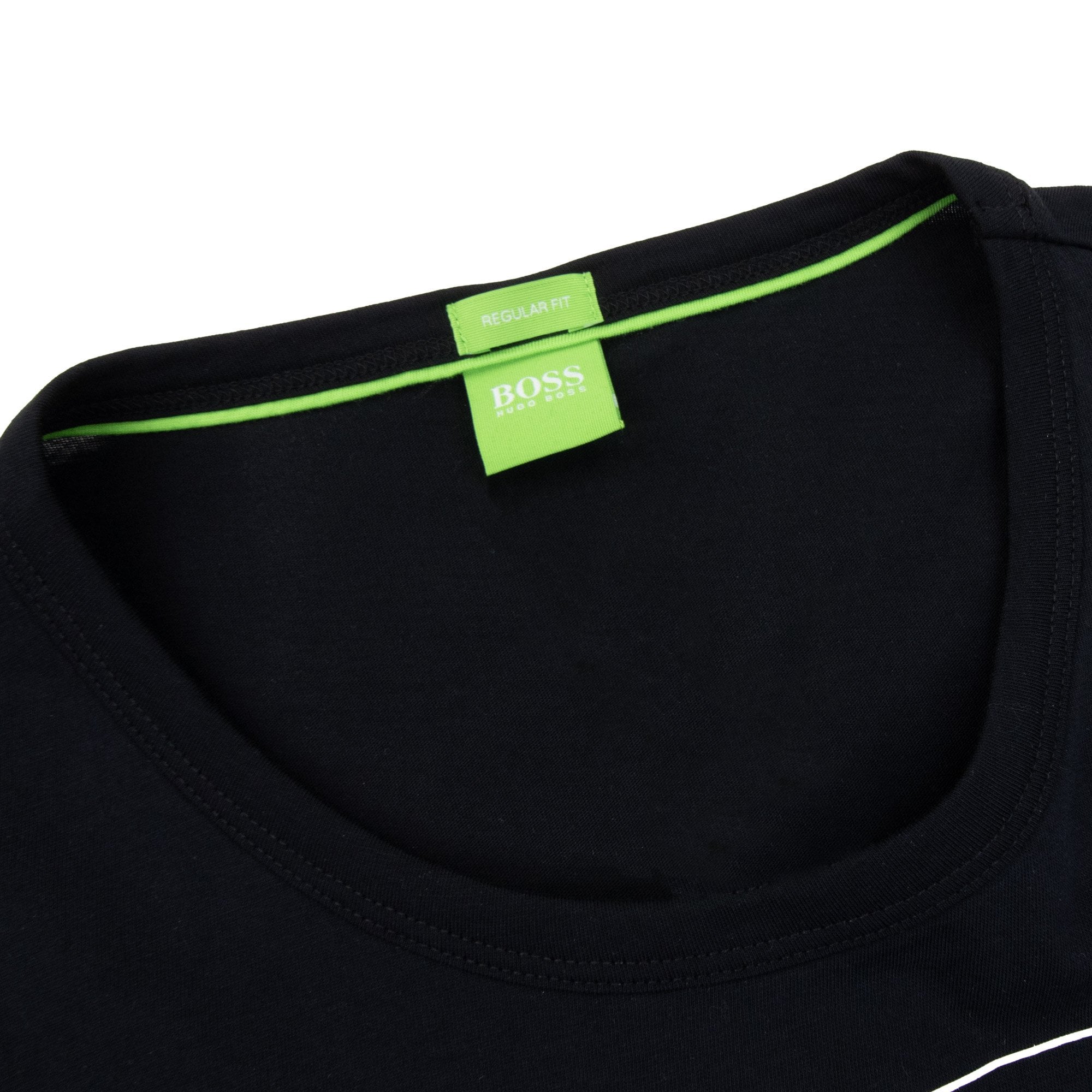 Hugo Boss Shadow Print Logo Tee 2 T Shirt Black 001
