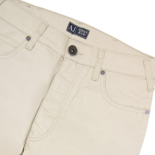 Armani Jeans J31 Classic Straight Leg Jeans Cartone