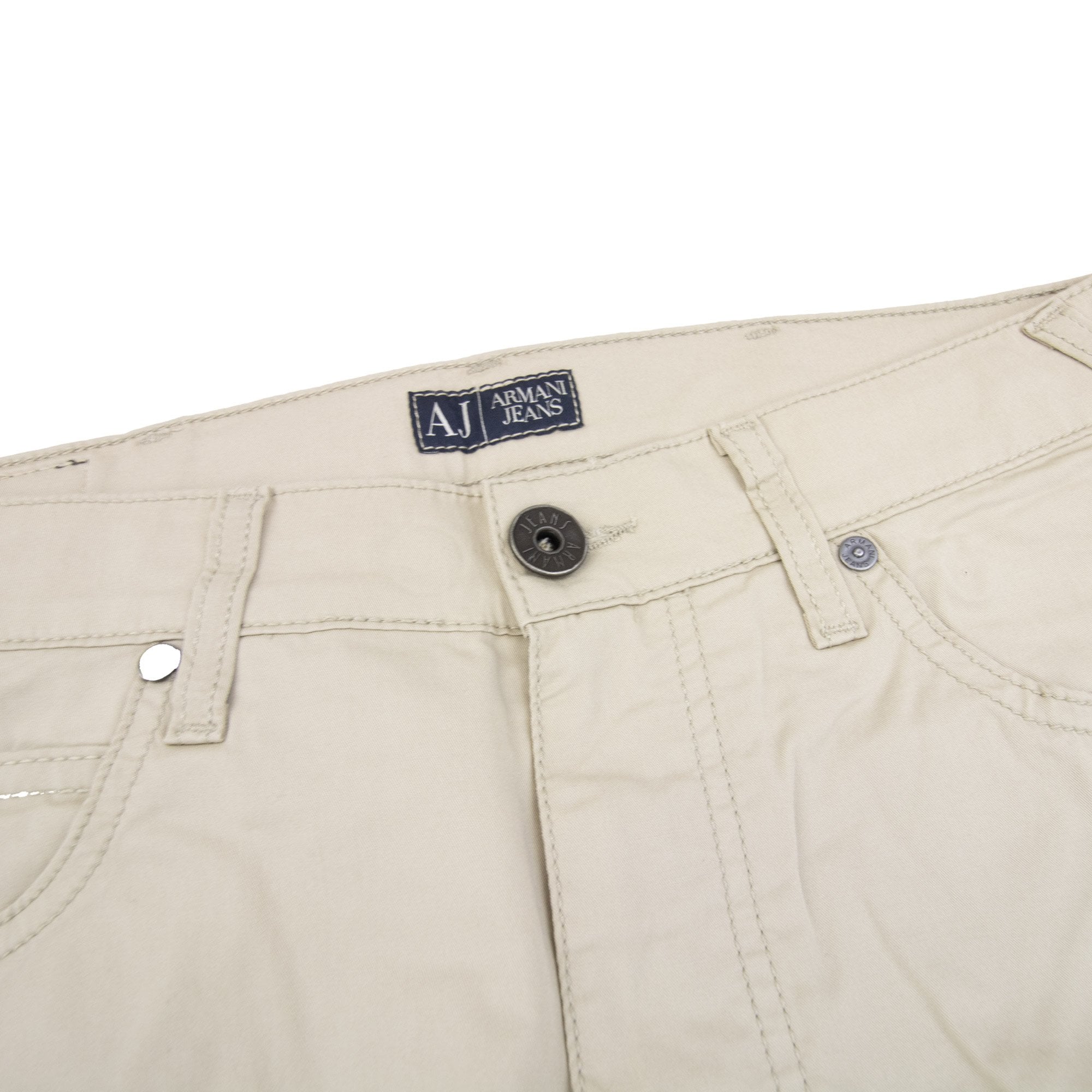 Armani Jeans J31 Classic Straight Leg Jeans Cartone