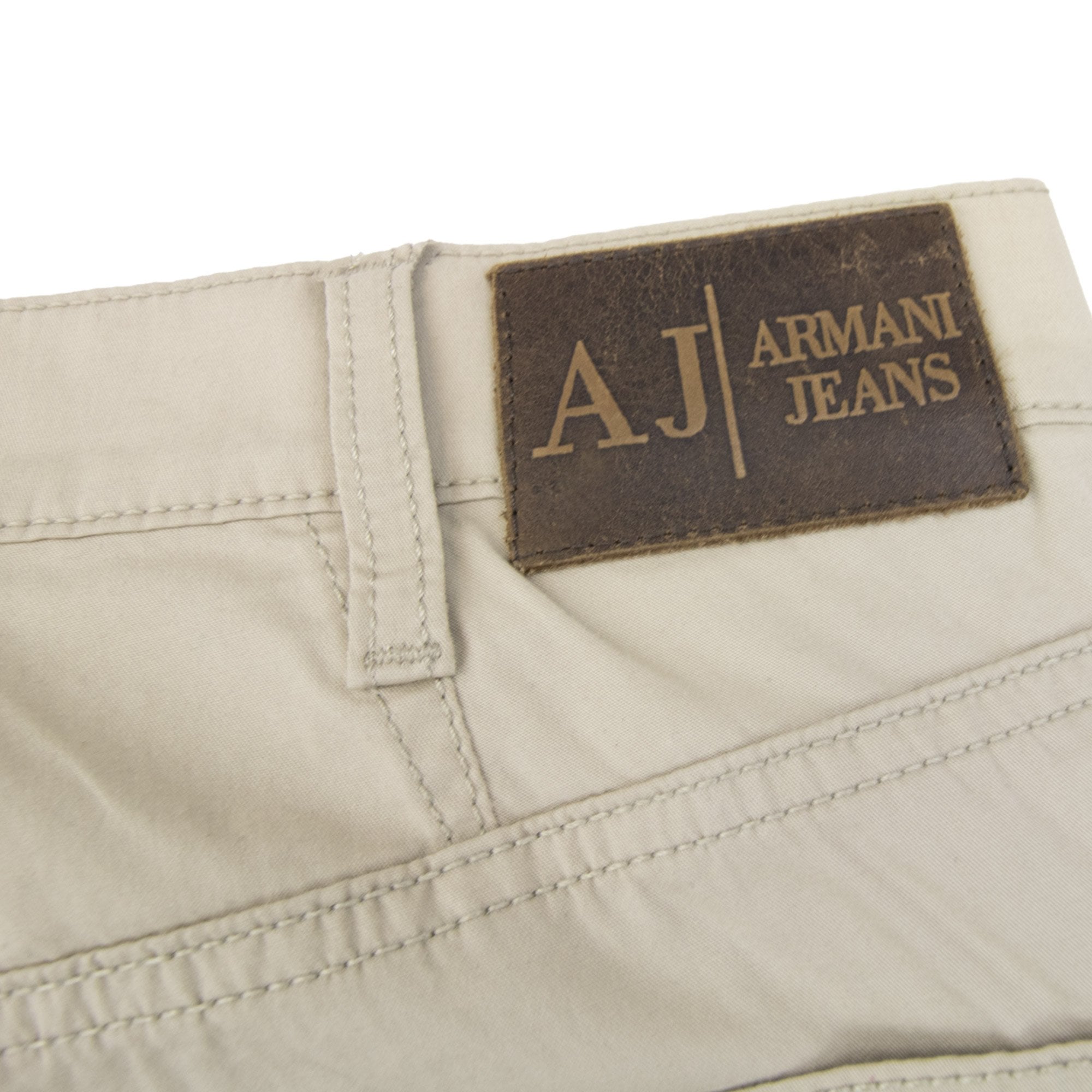 Armani Jeans J31 Classic Straight Leg Jeans Cartone