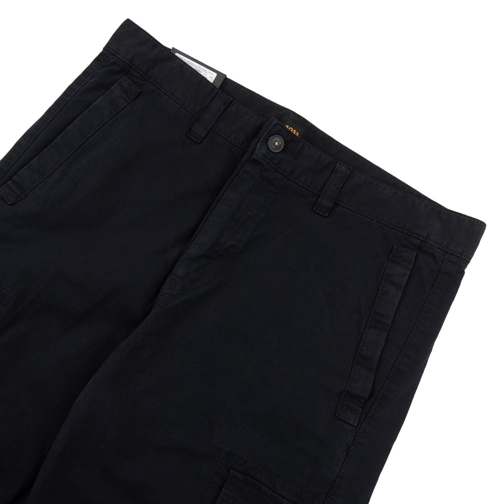 Hugo Boss Sisla 5 Logo Patch Stretch Cargo Pants Black 001