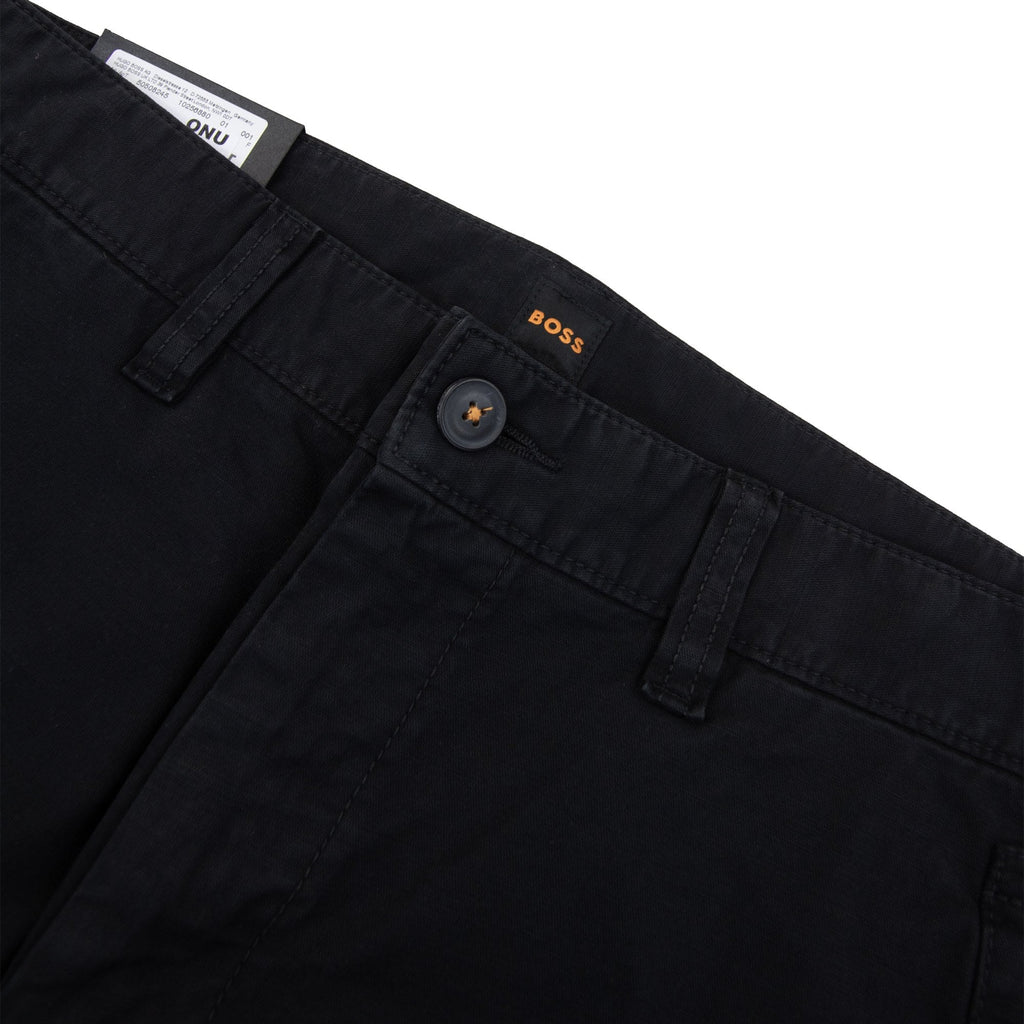 Hugo Boss Sisla 5 Logo Patch Stretch Cargo Pants Black 001