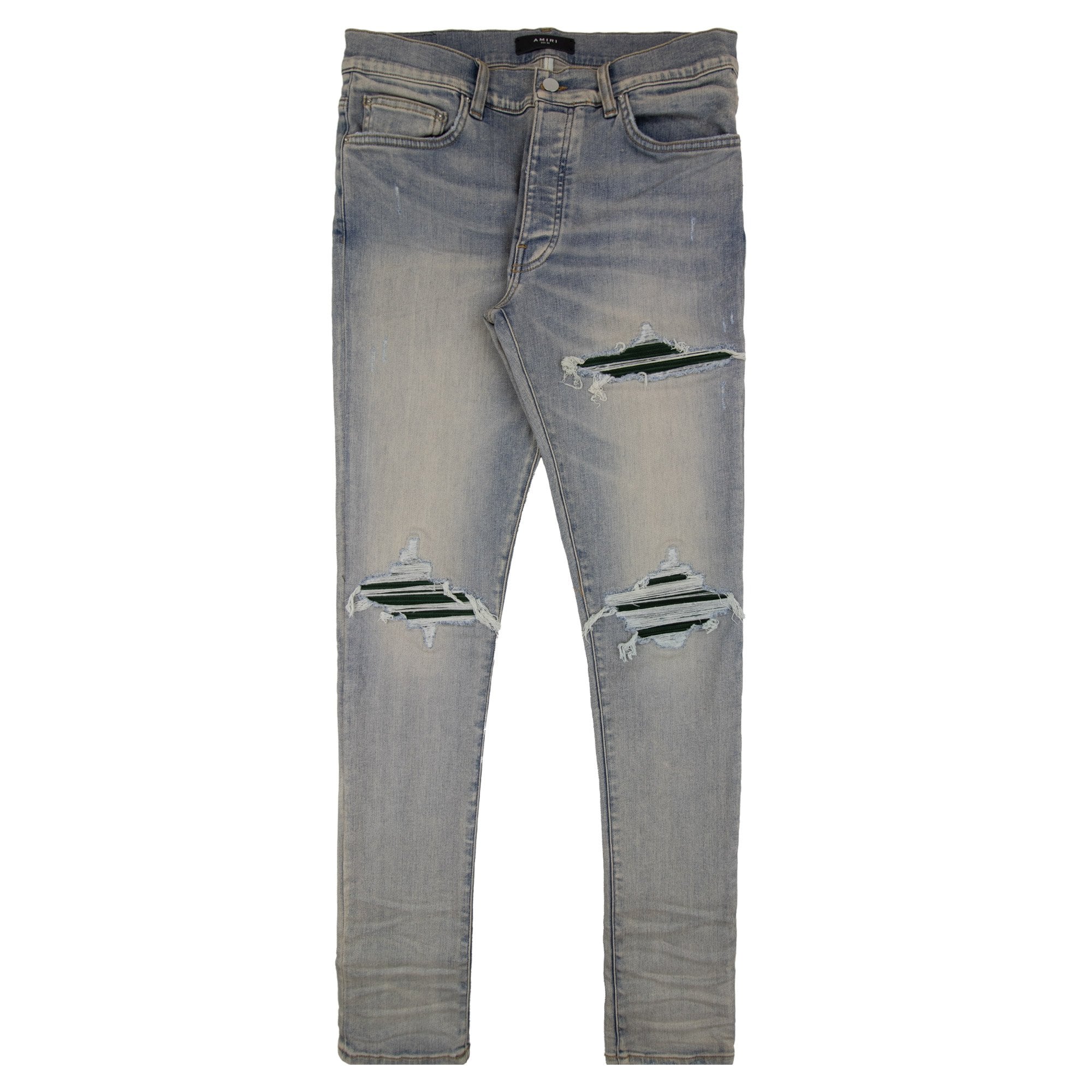 Amiri Suede Mx1 Jean Antique Indigo