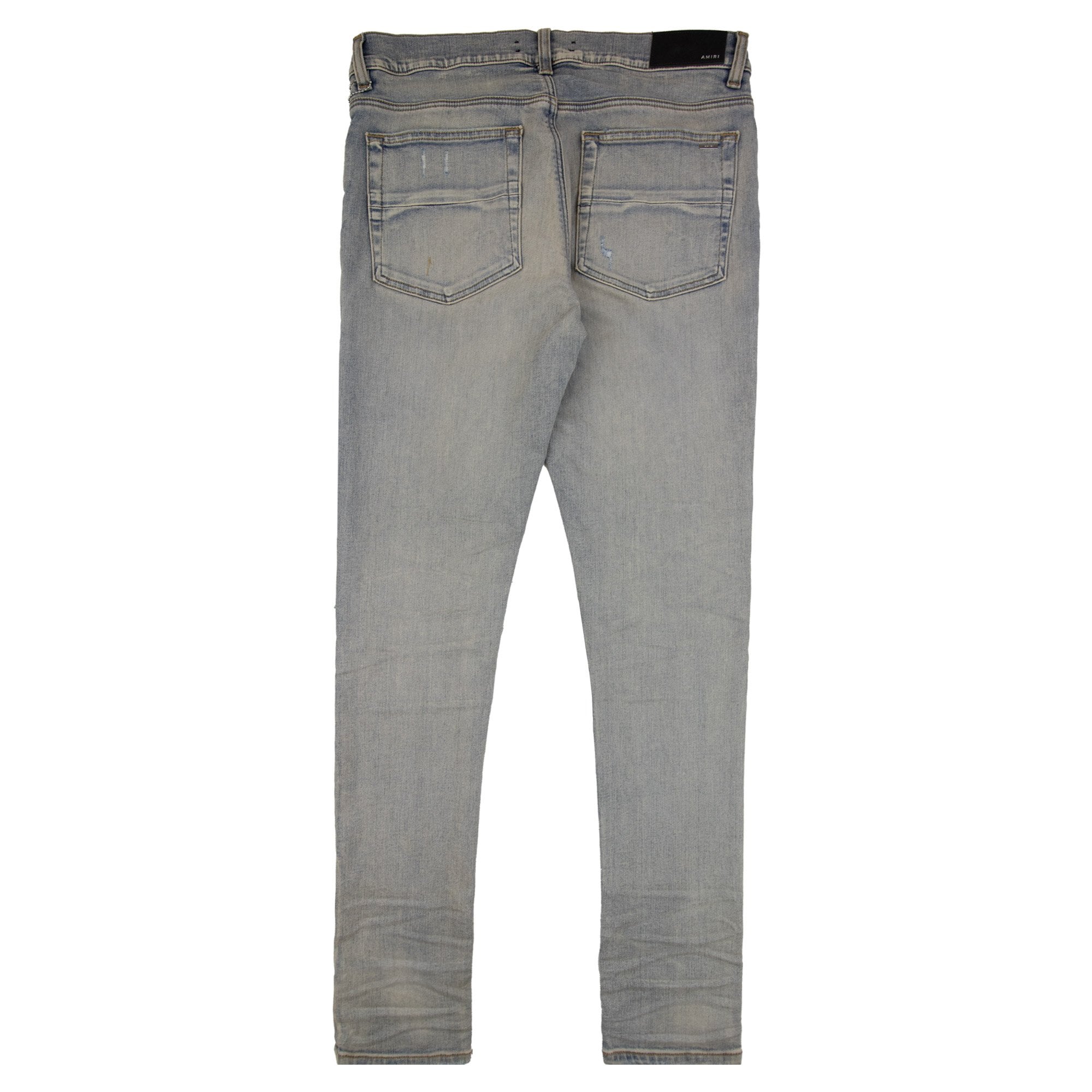 Amiri Suede Mx1 Jean Antique Indigo