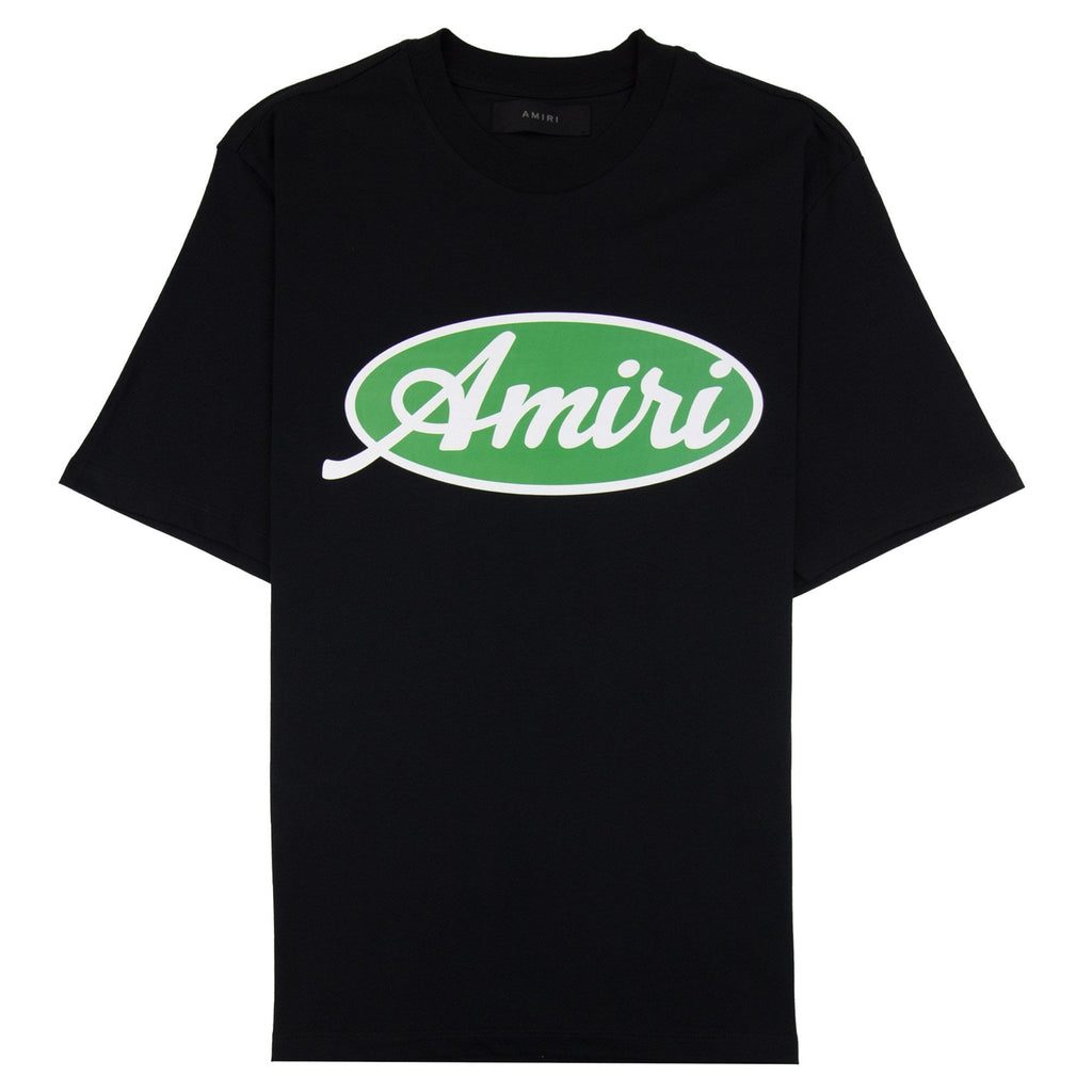 Amiri Oval Logo T Shirt Black