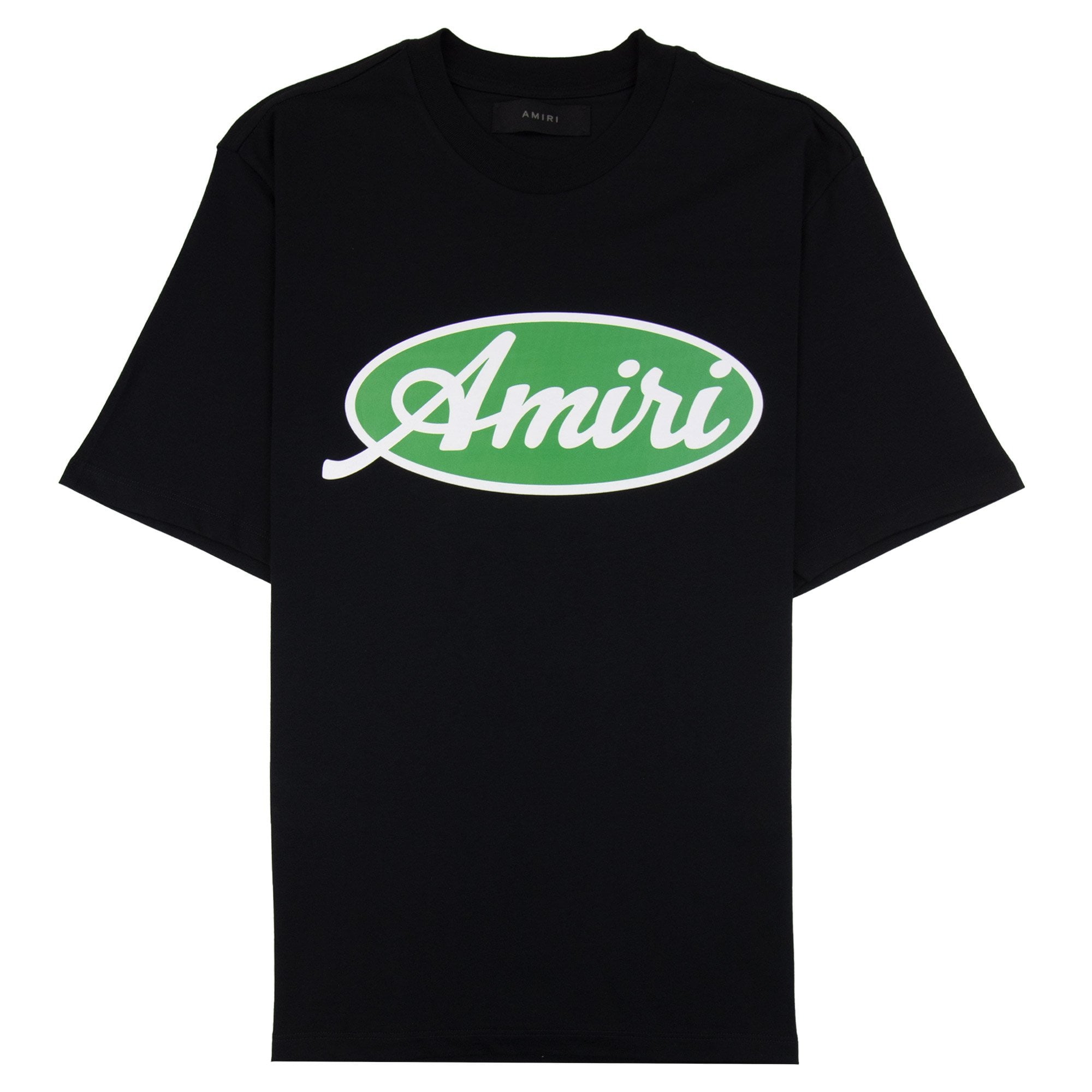 Amiri Oval Logo T Shirt Black
