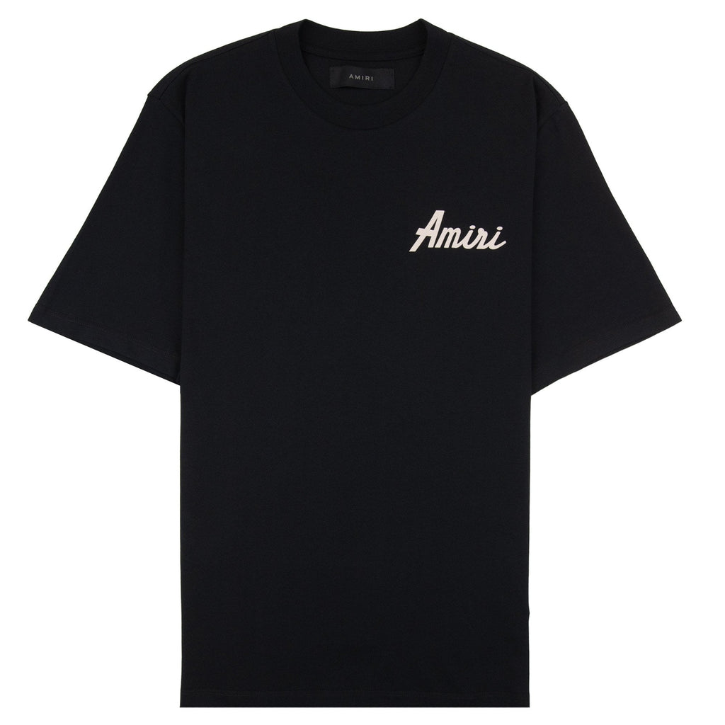 Amiri City Logo T Shirt Black
