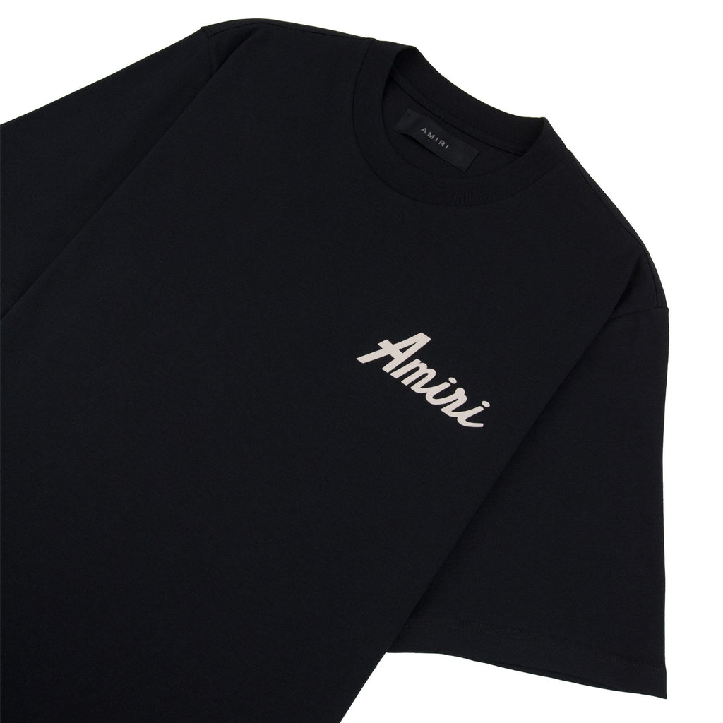Amiri City Logo T Shirt Black