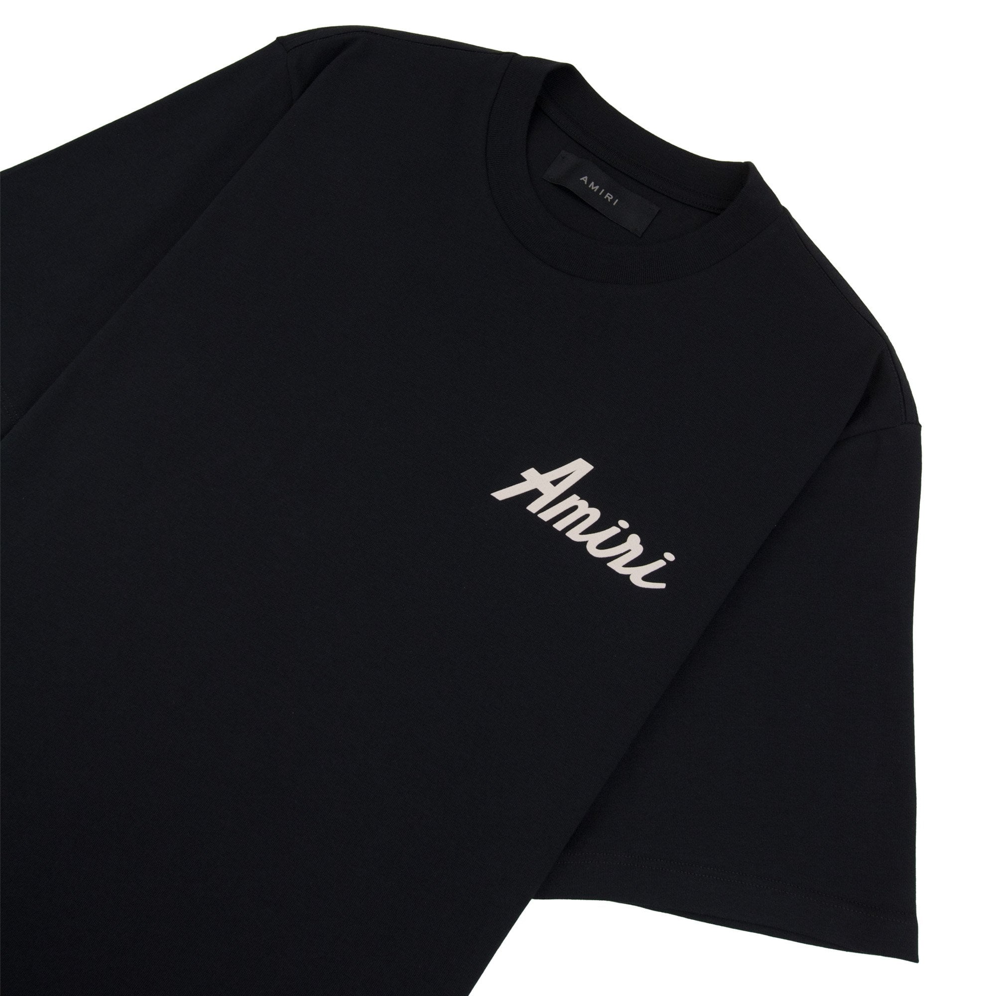 Amiri City Logo T Shirt Black