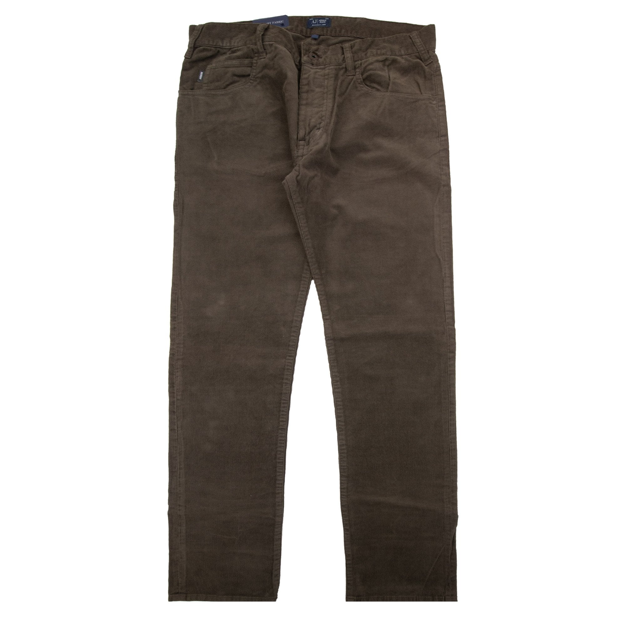 Armani Jeans J45 Slim Fit Comfort Fabric Jeans Marrone Brown