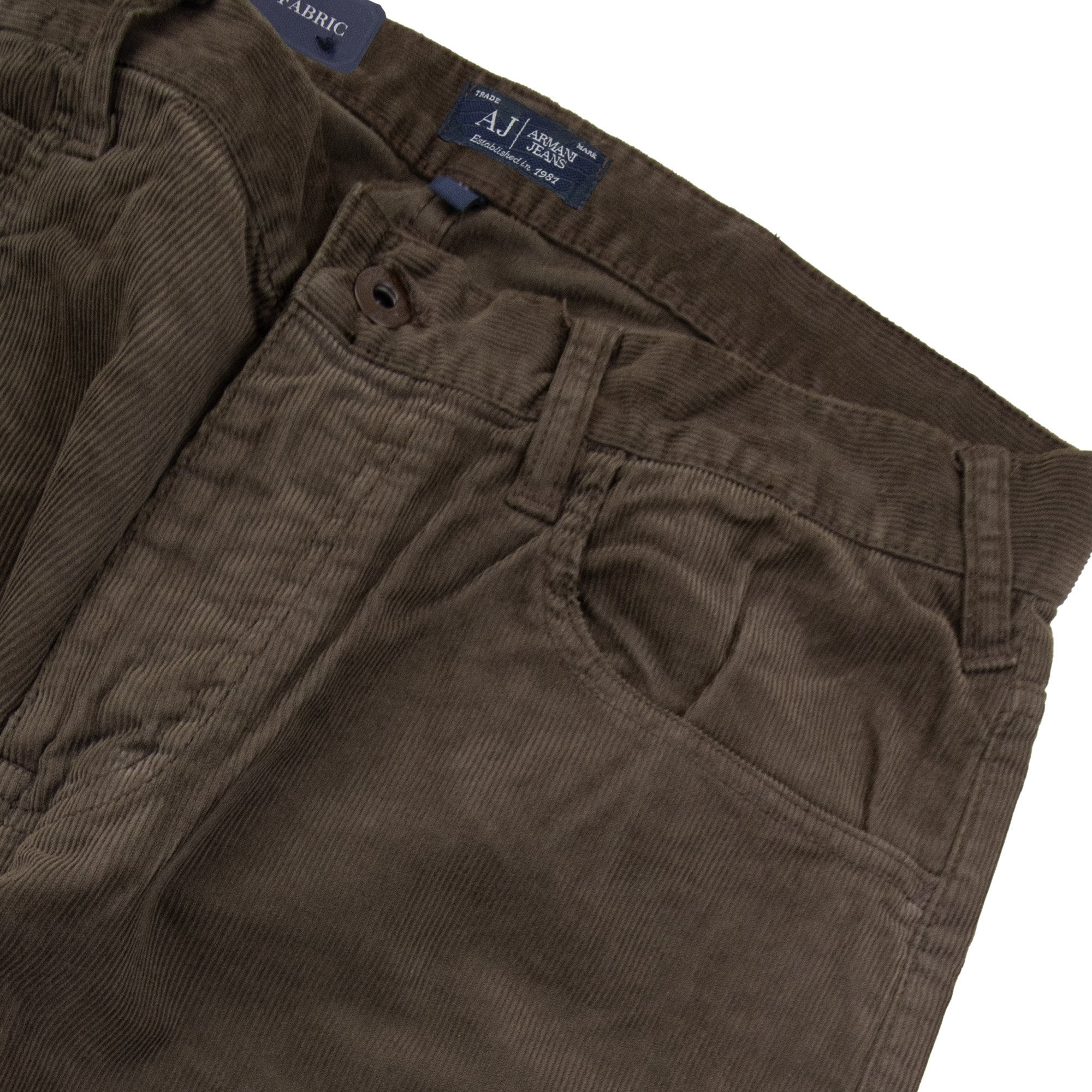 Armani Jeans J45 Slim Fit Comfort Fabric Jeans Marrone Brown