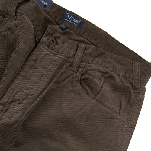 Armani Jeans J45 Slim Fit Comfort Fabric Jeans Marrone Brown