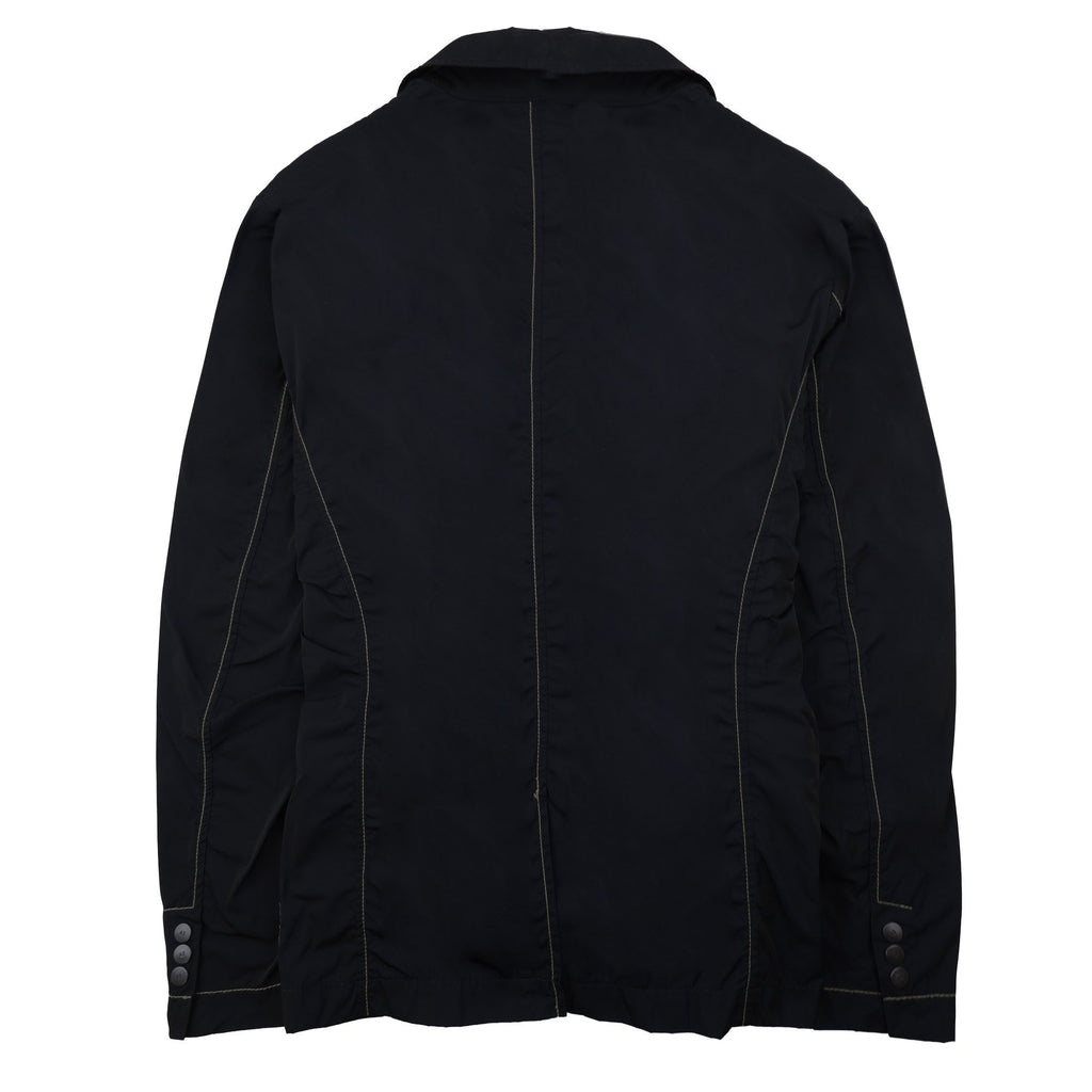 Armani Jeans Nylon Blazer Jacket Black