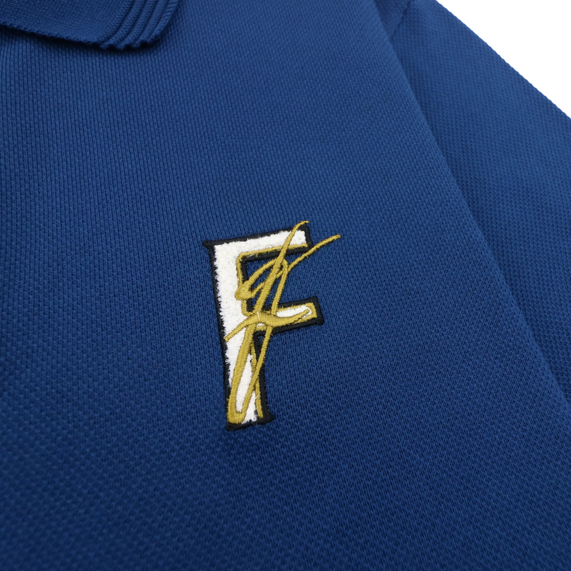 Ferragamo Cotton Polo Shirt Blue