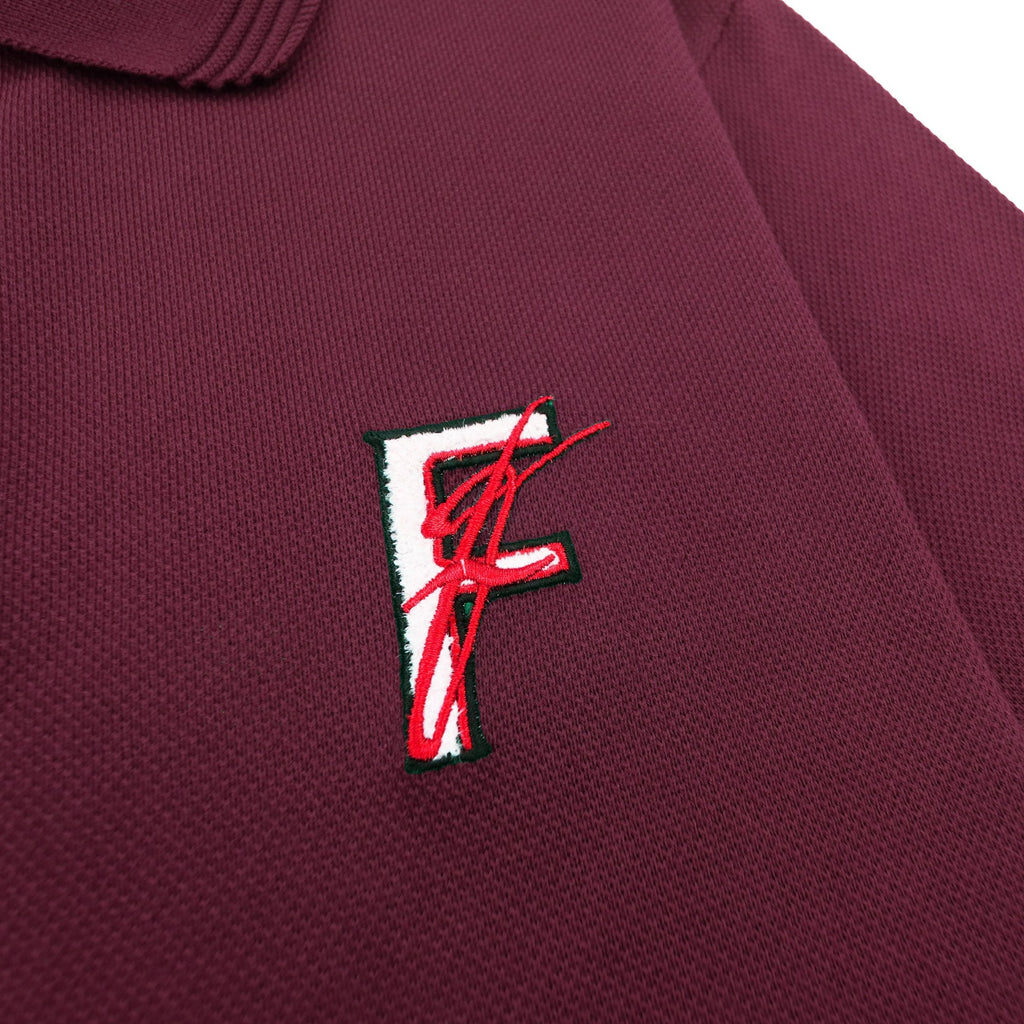 Ferragamo Cotton Polo Shirt Oxblood