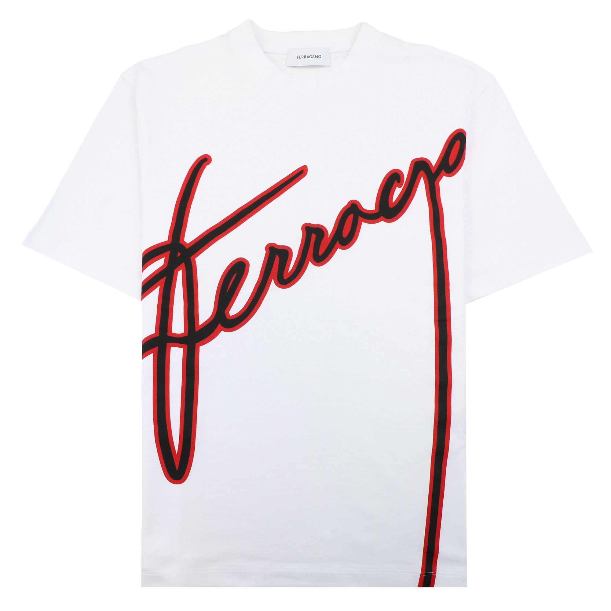 Ferragamo Signature T-shirt White