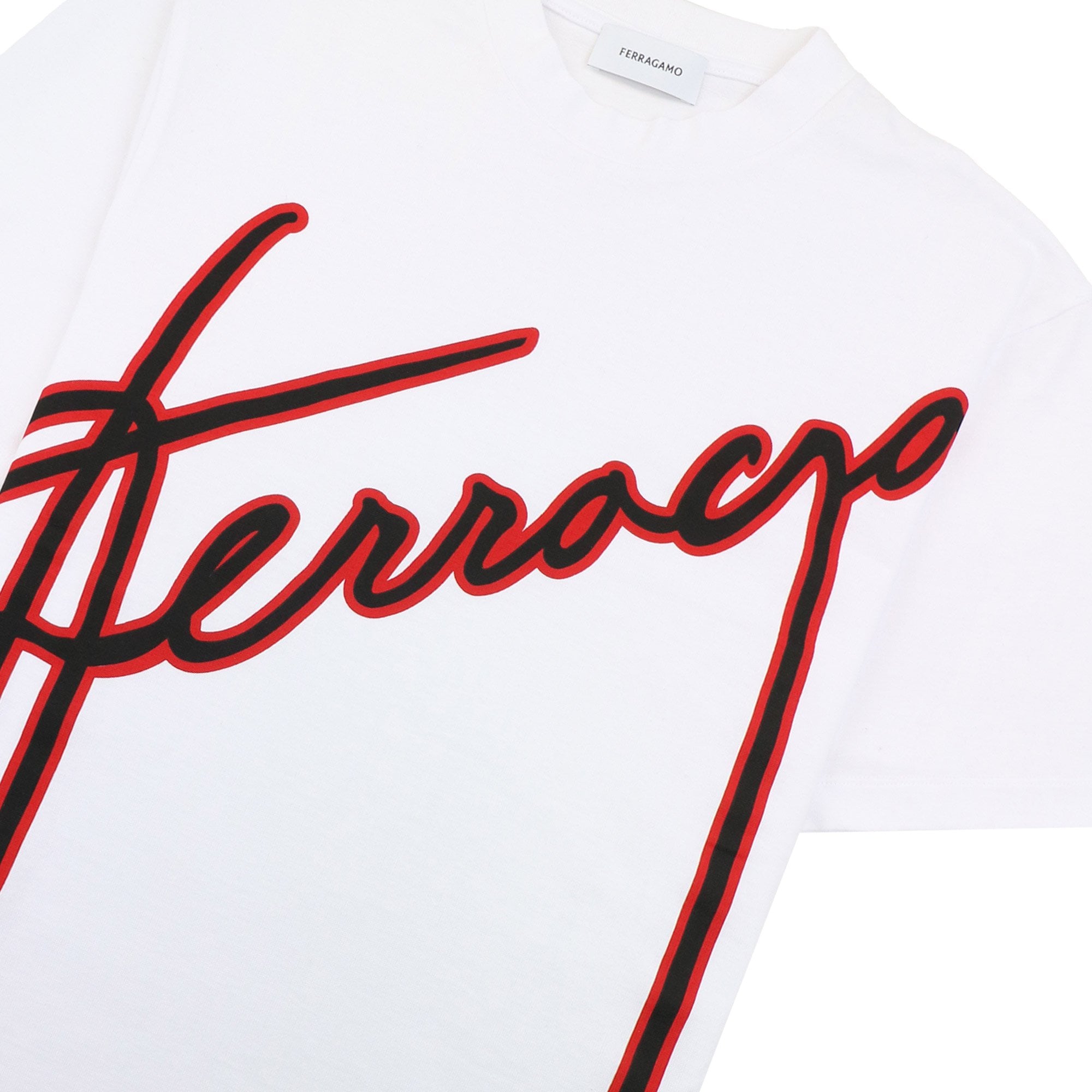 Ferragamo Signature T-shirt White