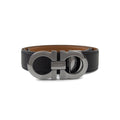 Ferragamo Reversible And Adjustable Gancini Belt Black/Vicuna