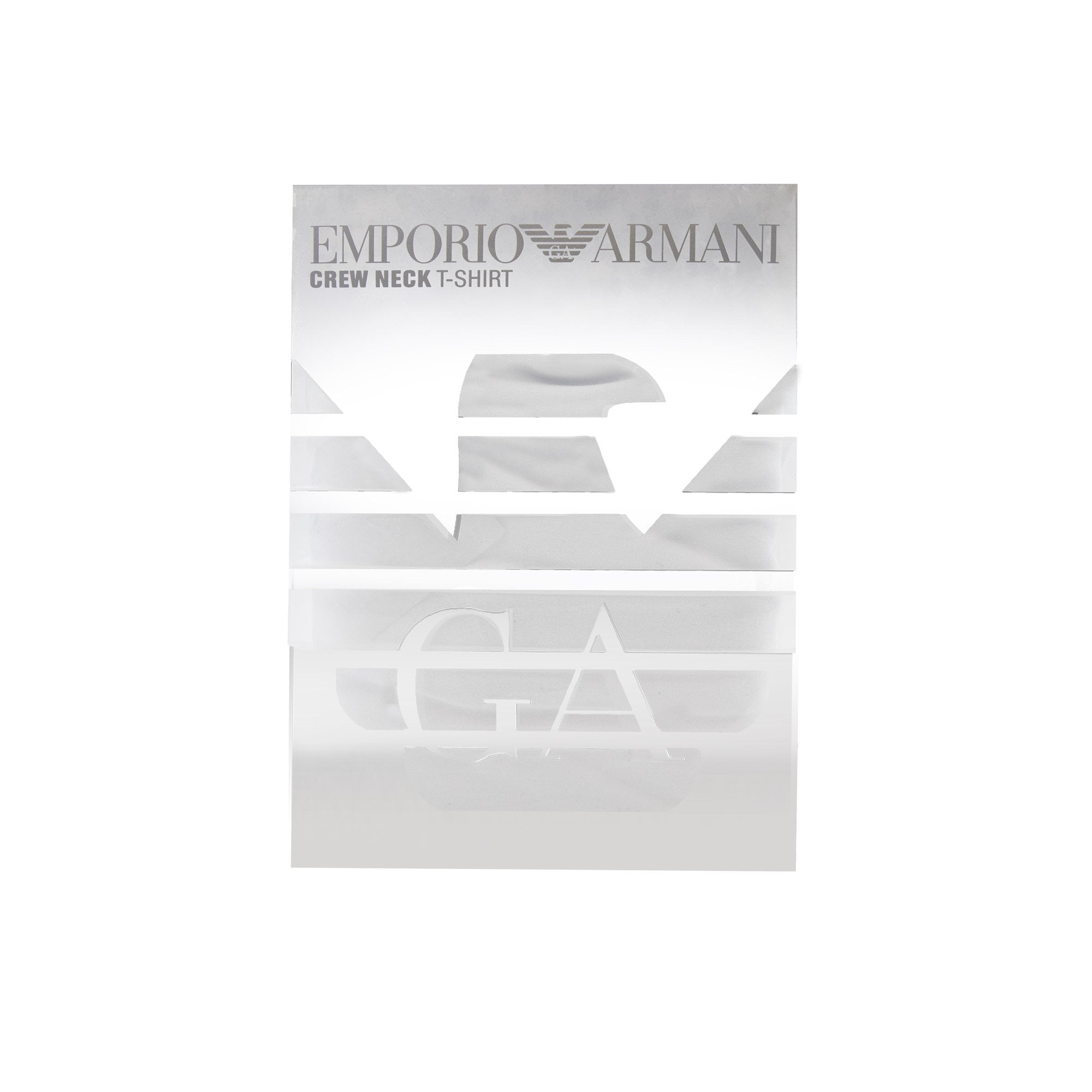 Emporio Armani Logo Side Stripe T Shirt White