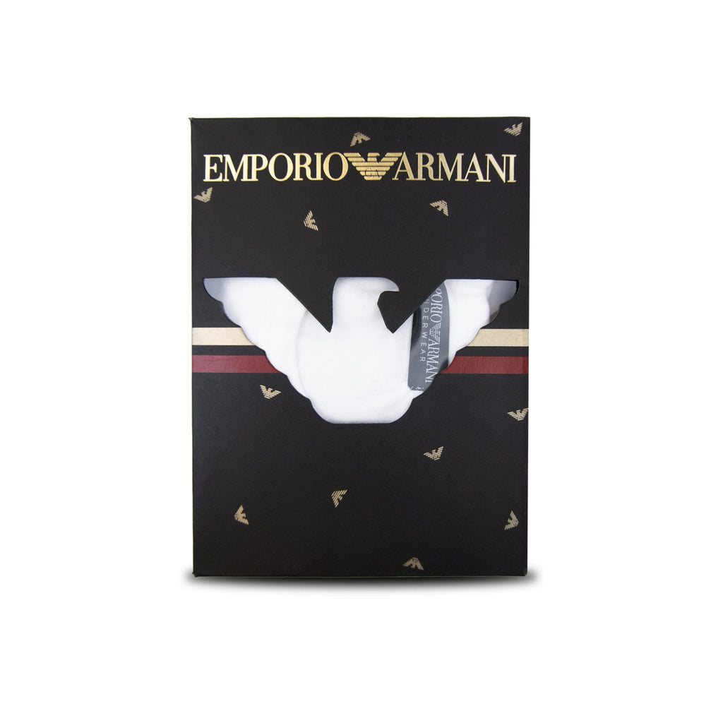 Emporio Armani Arm Tape Logo S/s T Shirt White