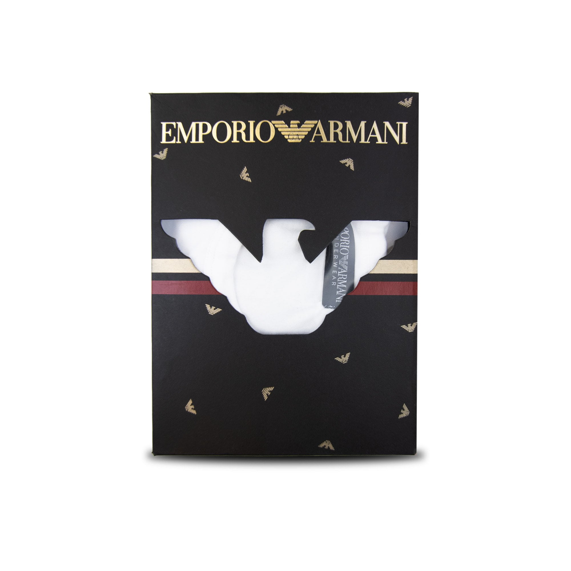 Emporio Armani Arm Tape Logo S/s T Shirt White
