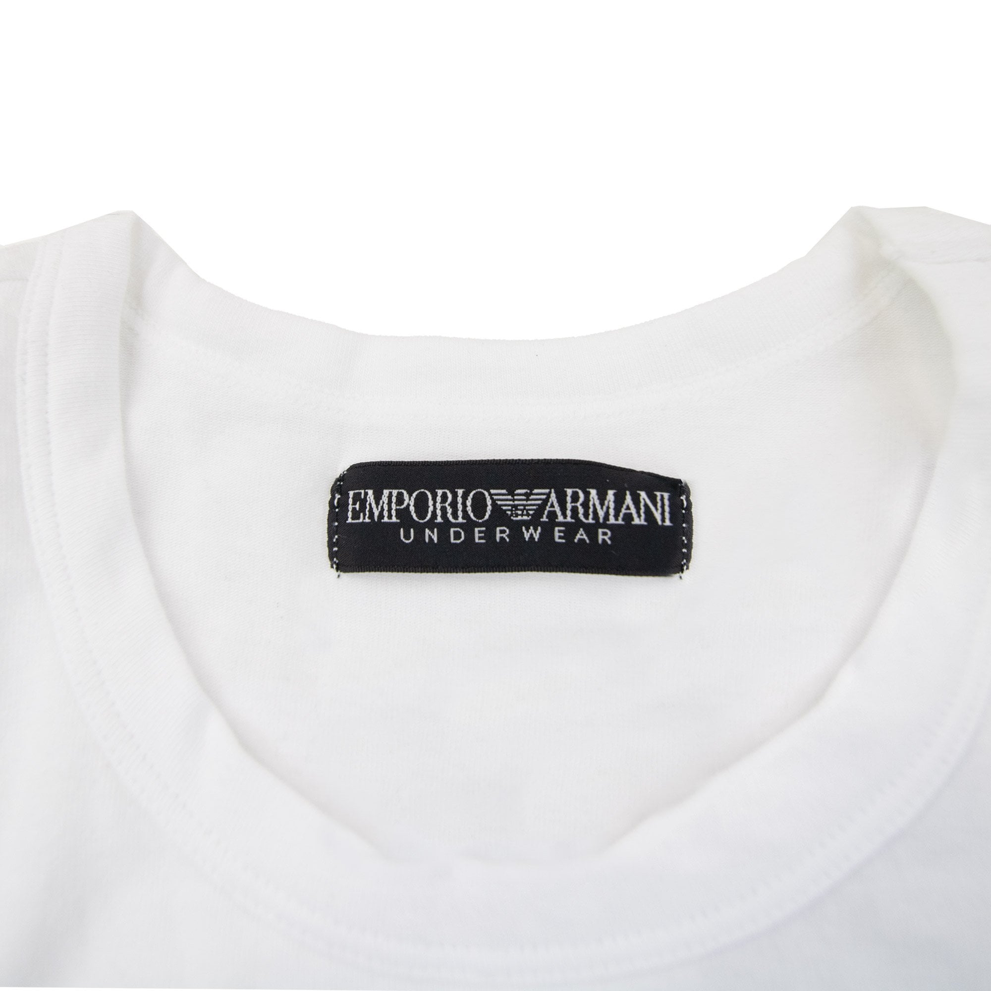 Emporio Armani Arm Tape Logo S/s T Shirt White