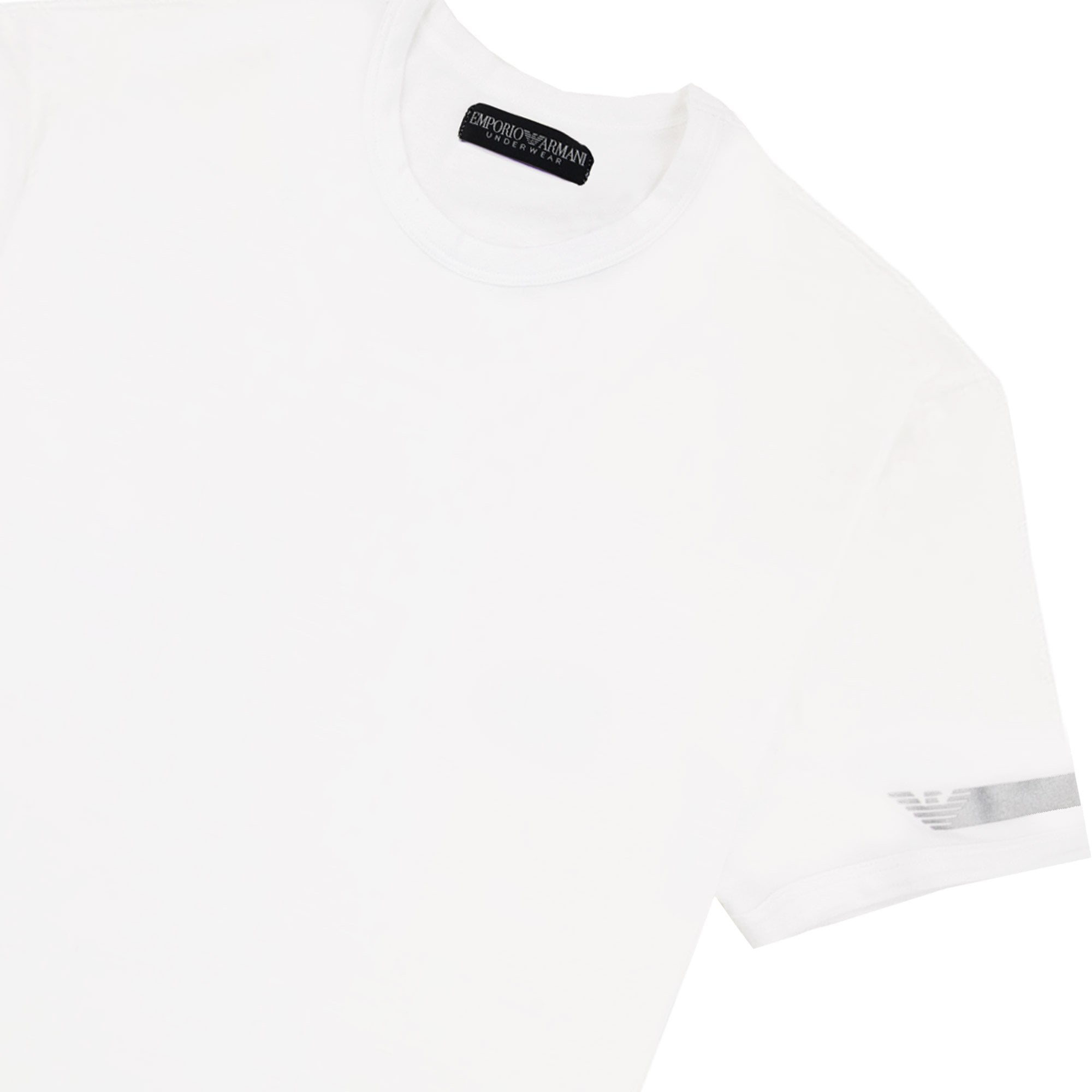 Emporio Armani Arm Tape Logo S/s T Shirt White
