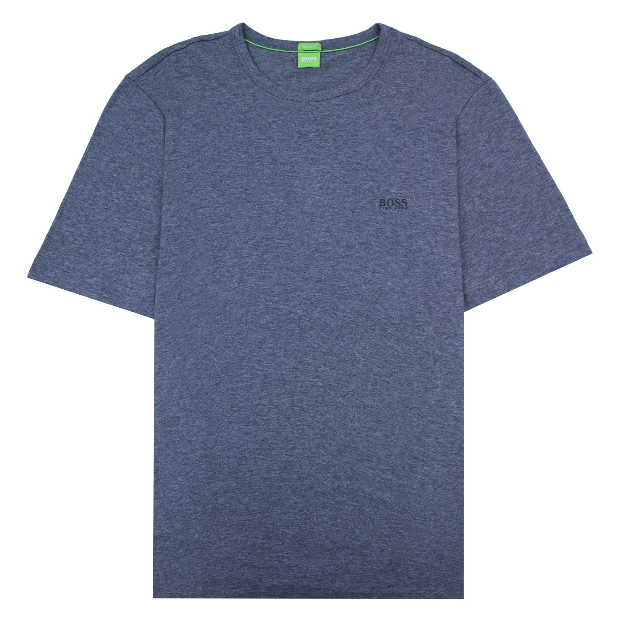 Hugo Boss Tee Chest Logo Tshirt Marl Grey