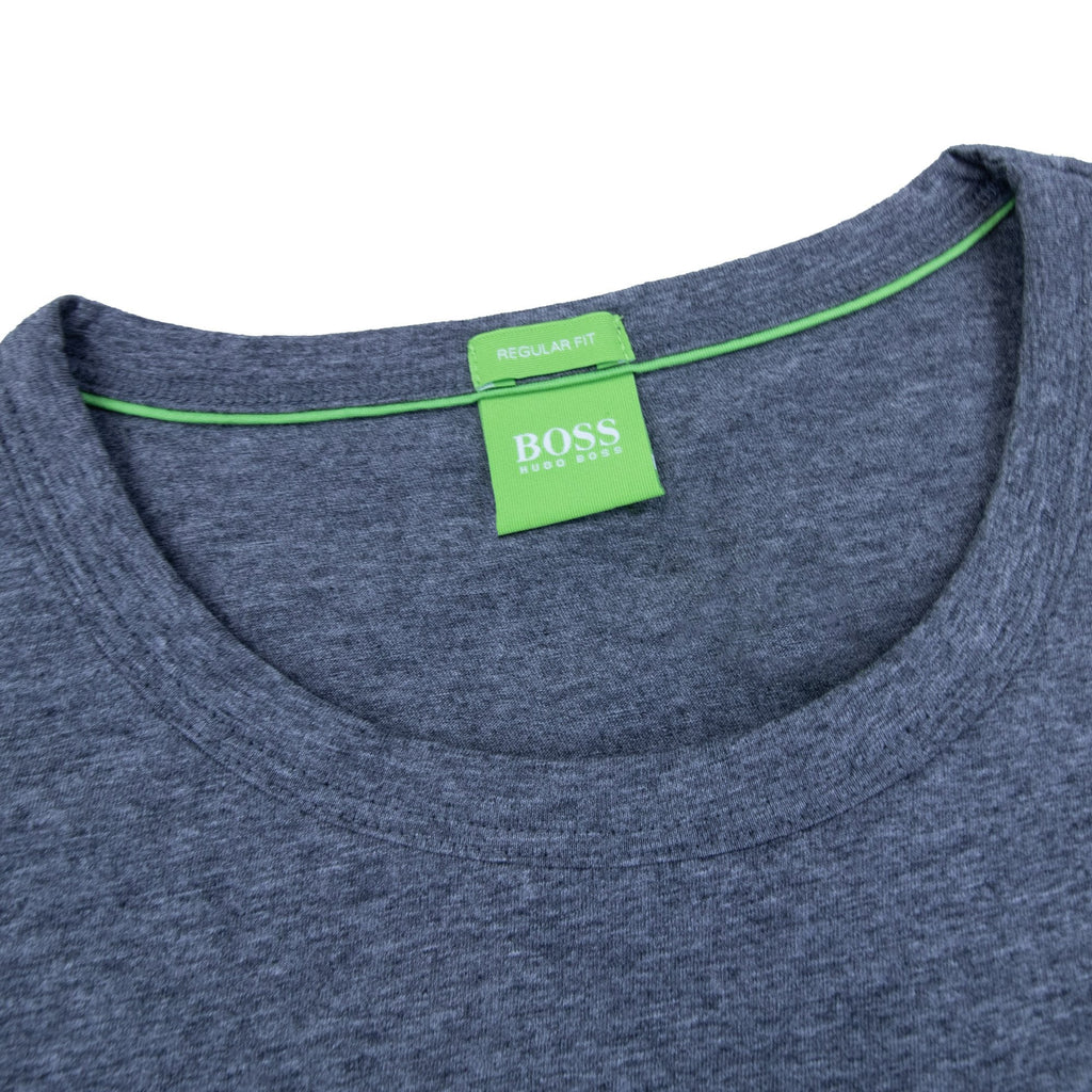 Hugo Boss Tee Chest Logo Tshirt Marl Grey