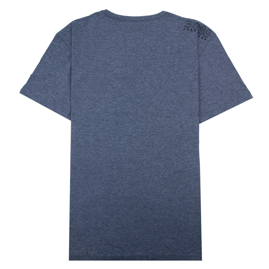 Hugo Boss Tee Chest Logo Tshirt Marl Grey