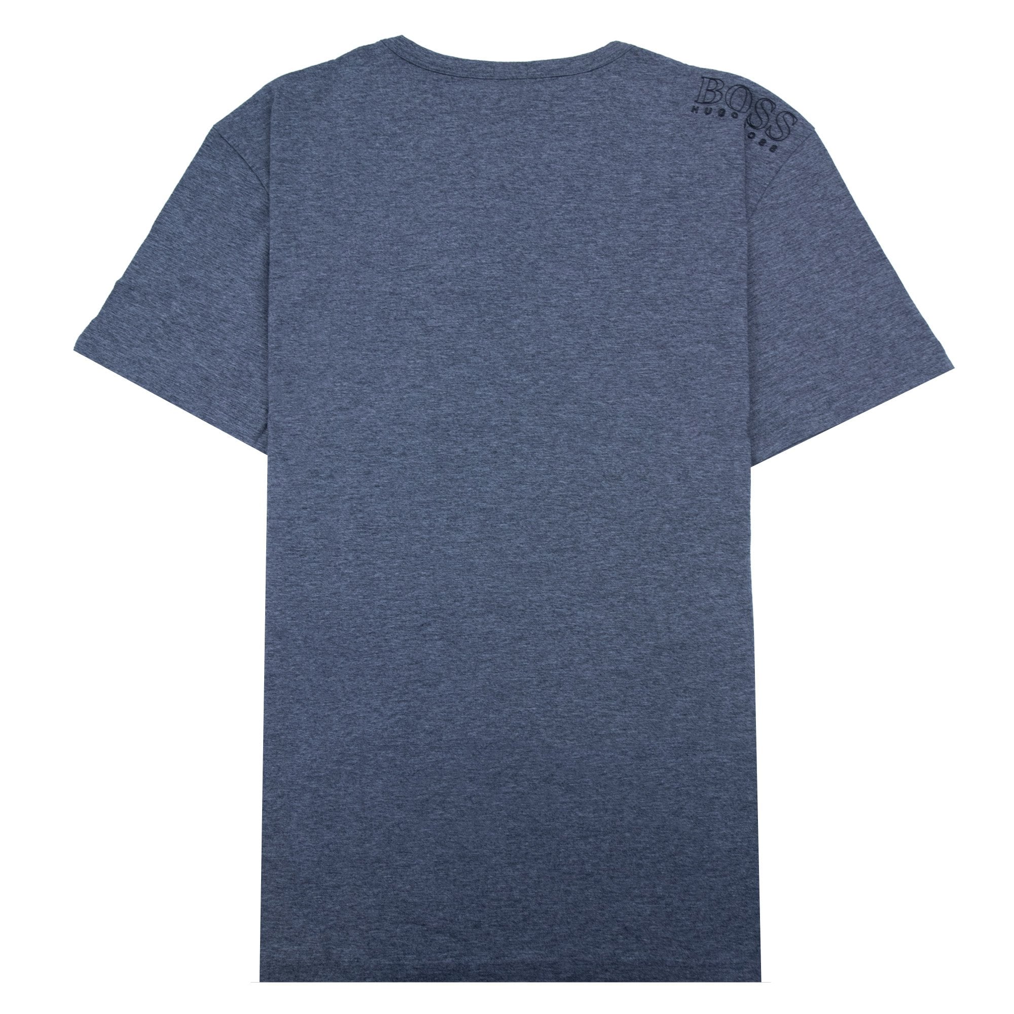 Hugo Boss Tee Chest Logo Tshirt Marl Grey