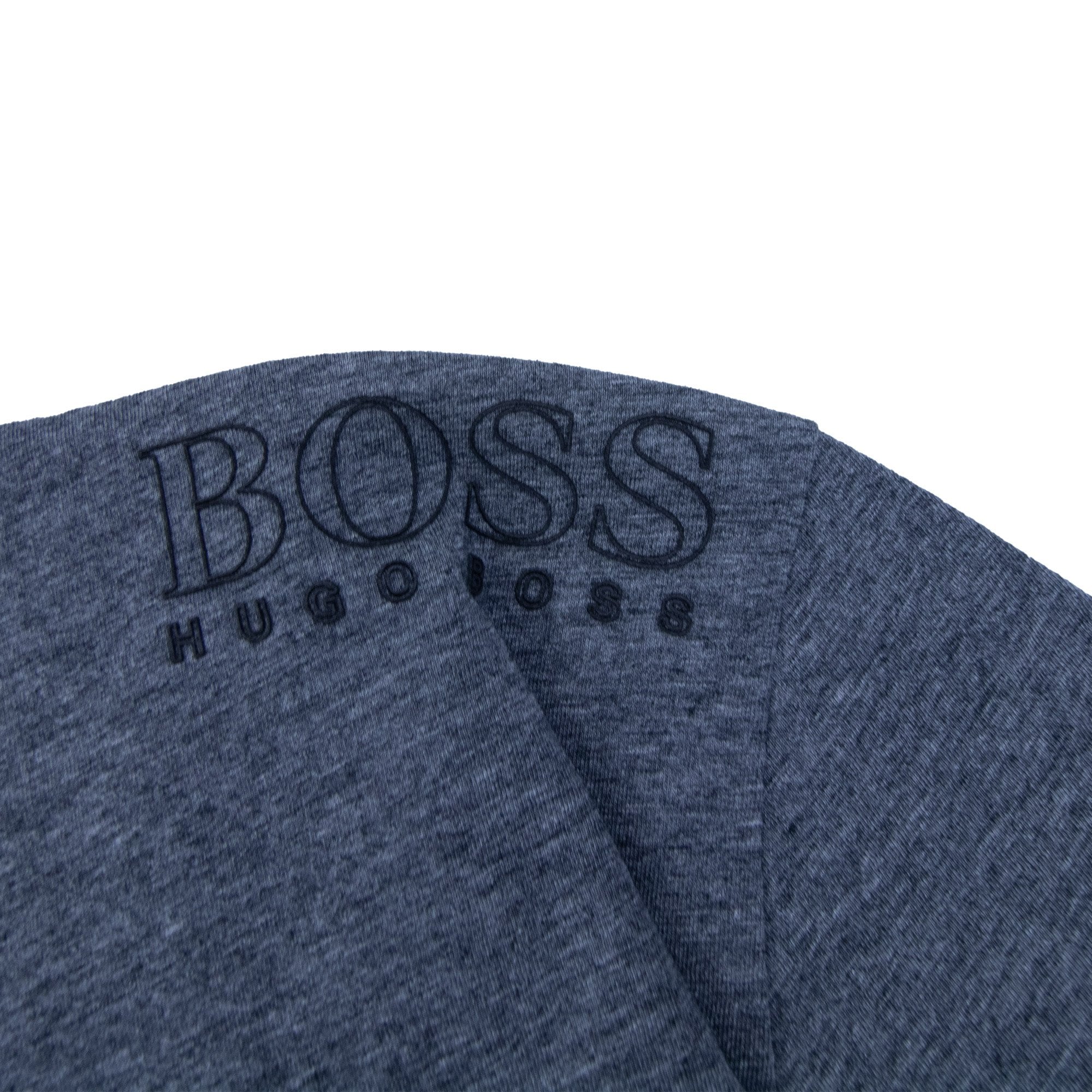 Hugo Boss Tee Chest Logo Tshirt Marl Grey